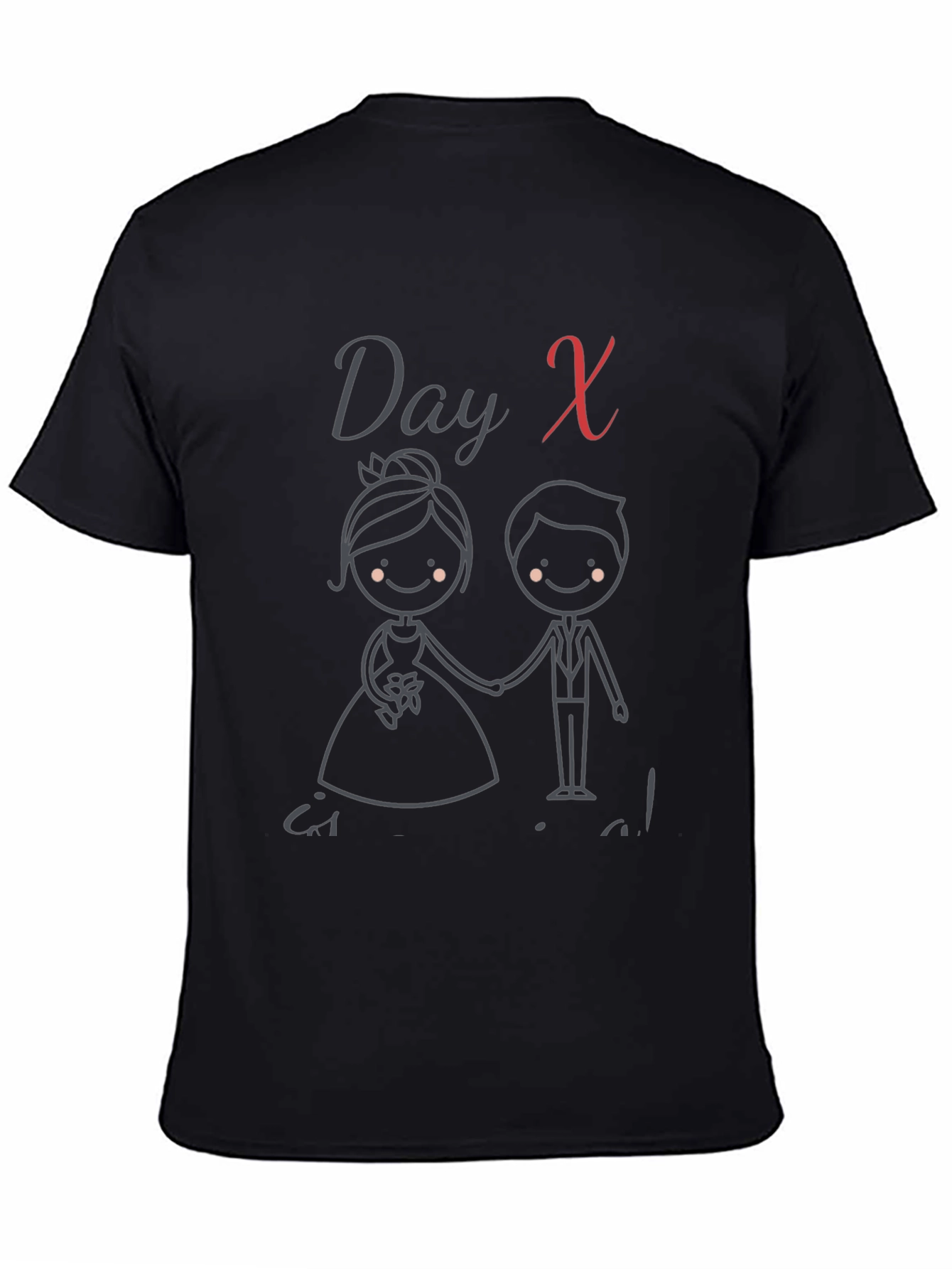 Day X Wedding Bride & Groom Graphic Tee