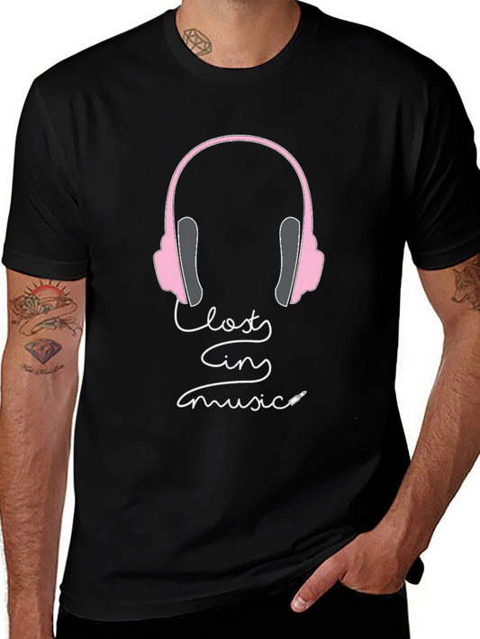 Lost in Music T-Shirt | Headphones Design