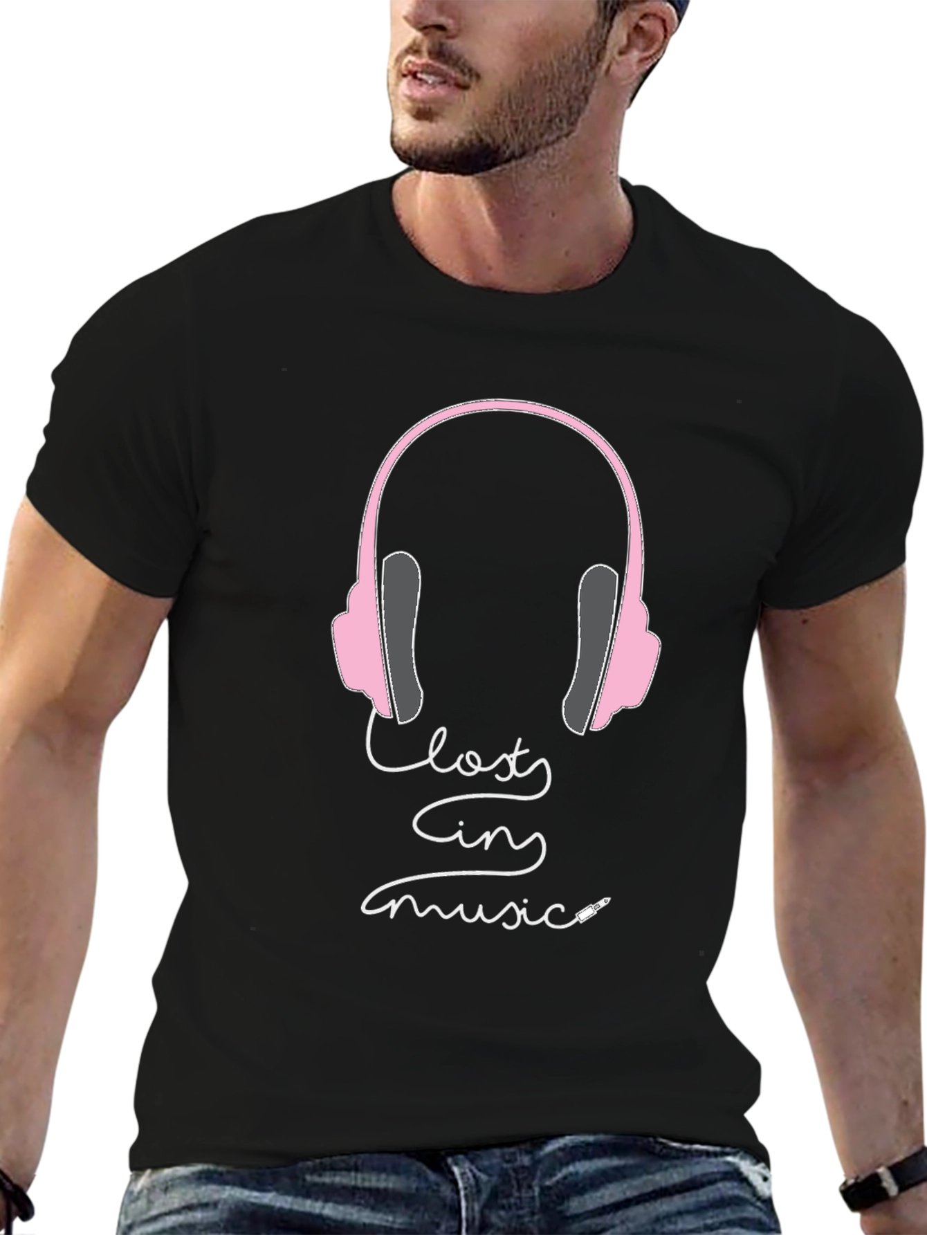 Lost in Music T-Shirt | Headphones Design