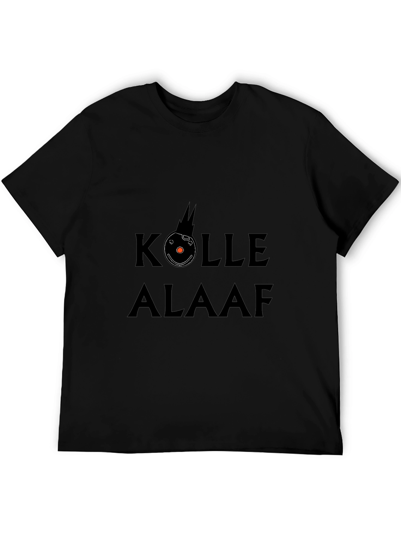 Kolle Alaaf Graphic Print Black T-Shirt