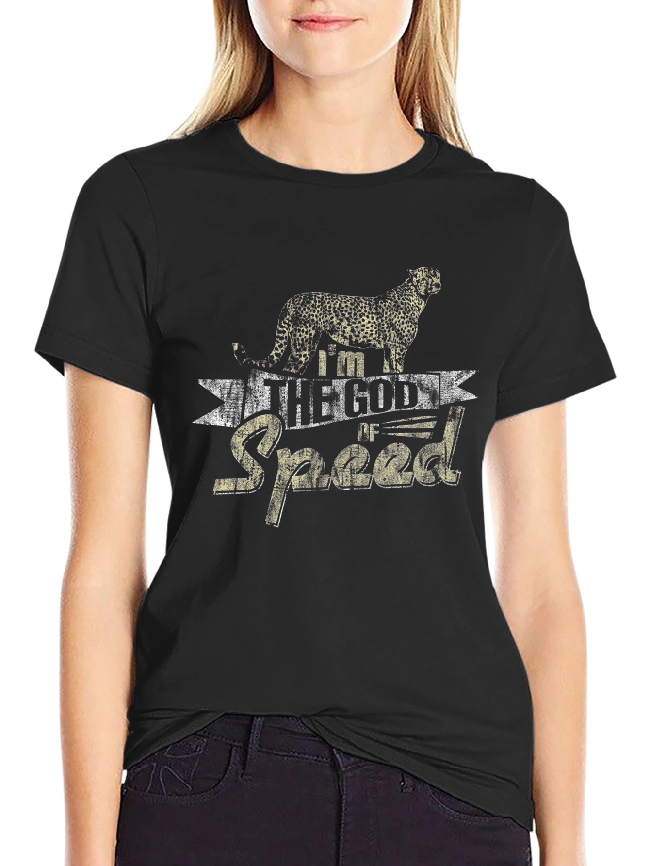 Im the God of Speed Cheetah Graphic Tee
