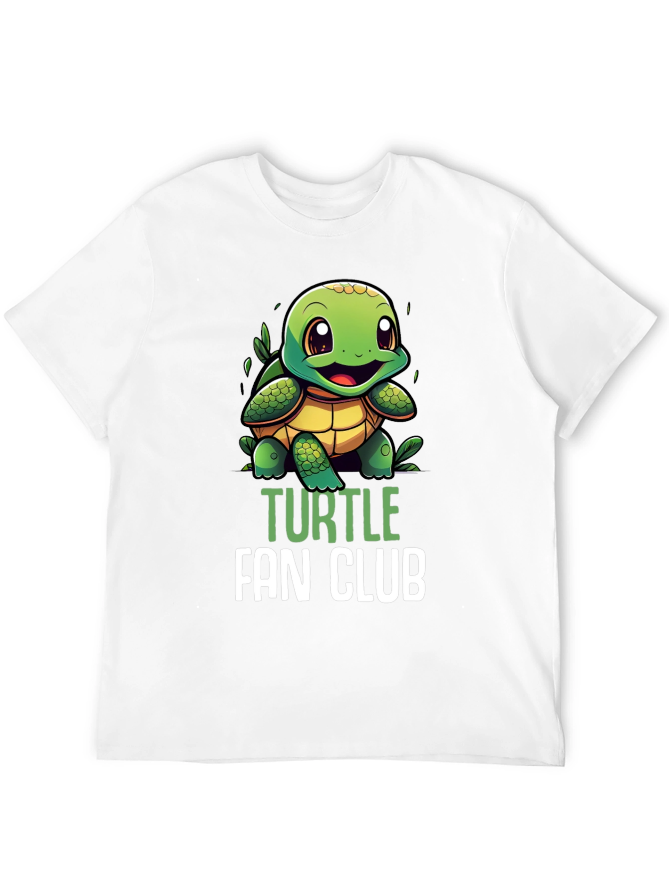 Turtle Fan Club T-Shirt - Cute Cartoon Turtle Design