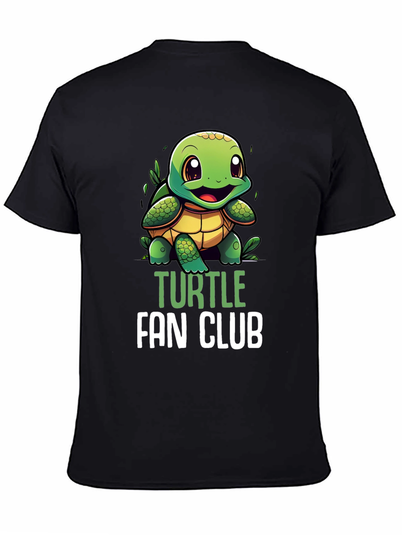 Turtle Fan Club T-Shirt - Cute Cartoon Turtle Design