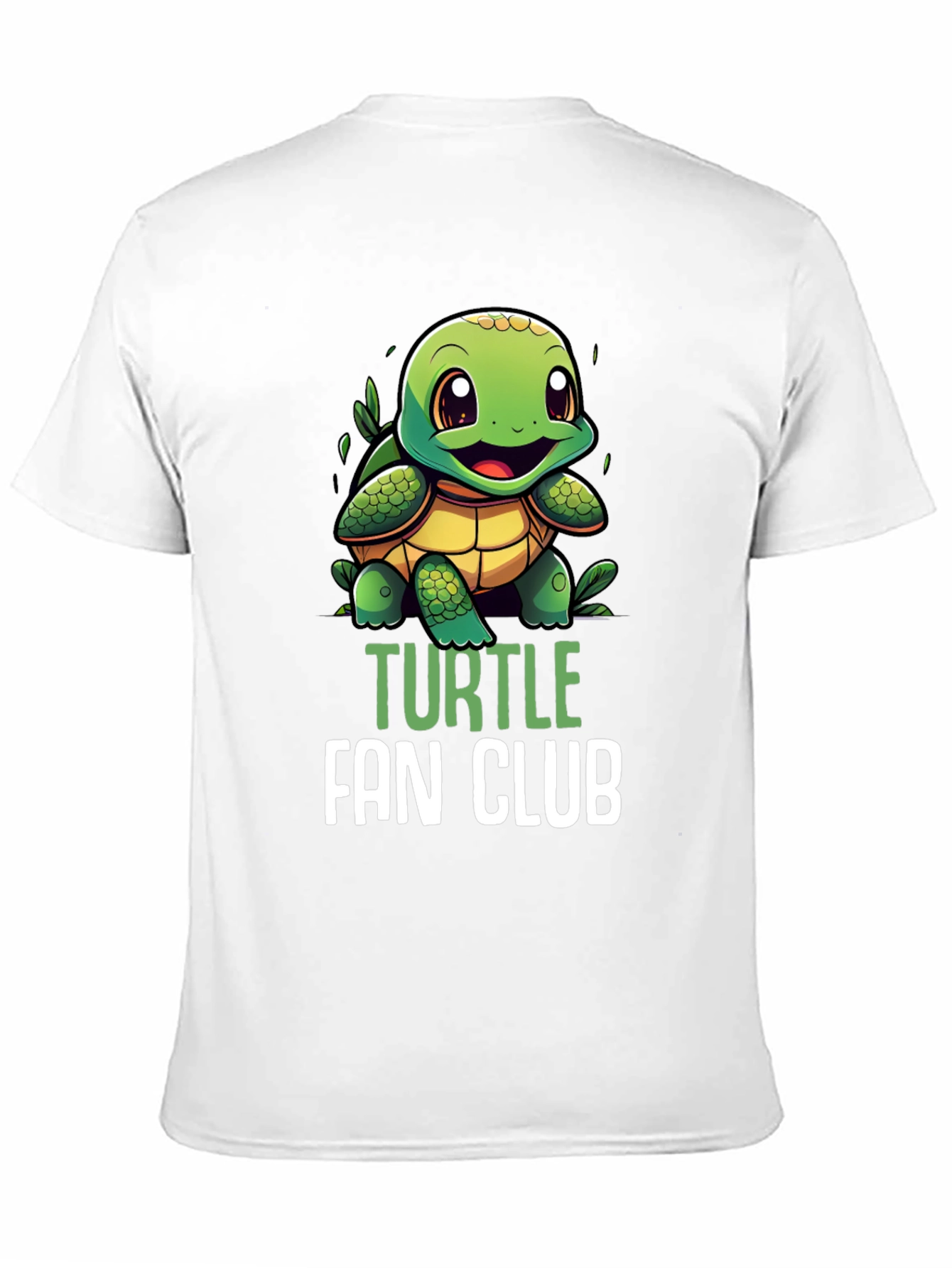Turtle Fan Club T-Shirt - Cute Cartoon Turtle Design