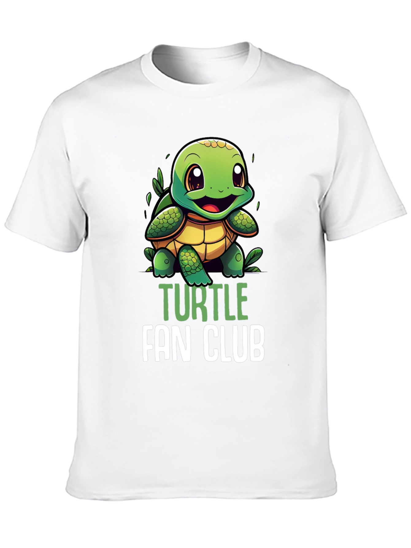 Turtle Fan Club T-Shirt - Cute Cartoon Turtle Design