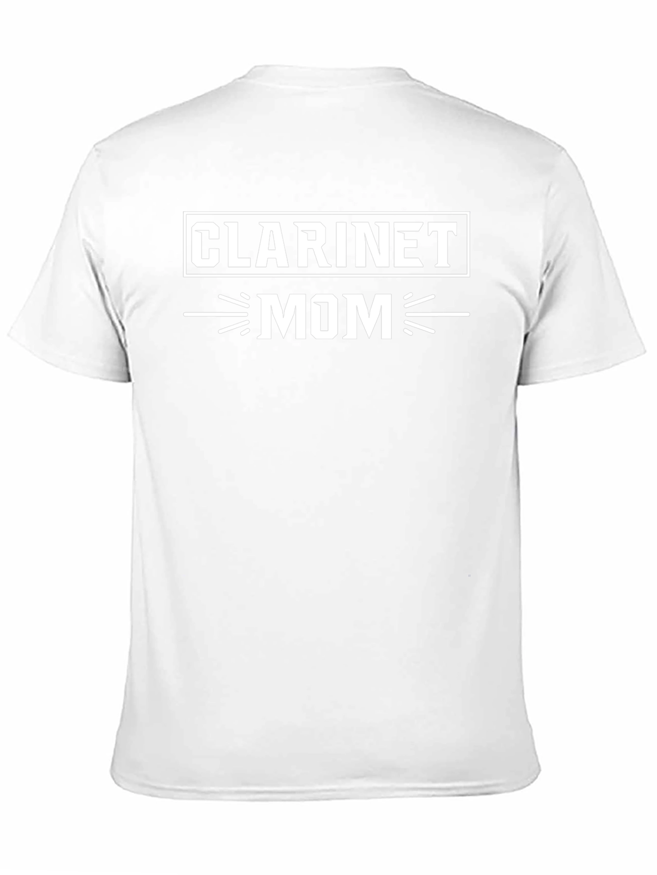 Clarinet Mom T-Shirt - Black Crew Neck