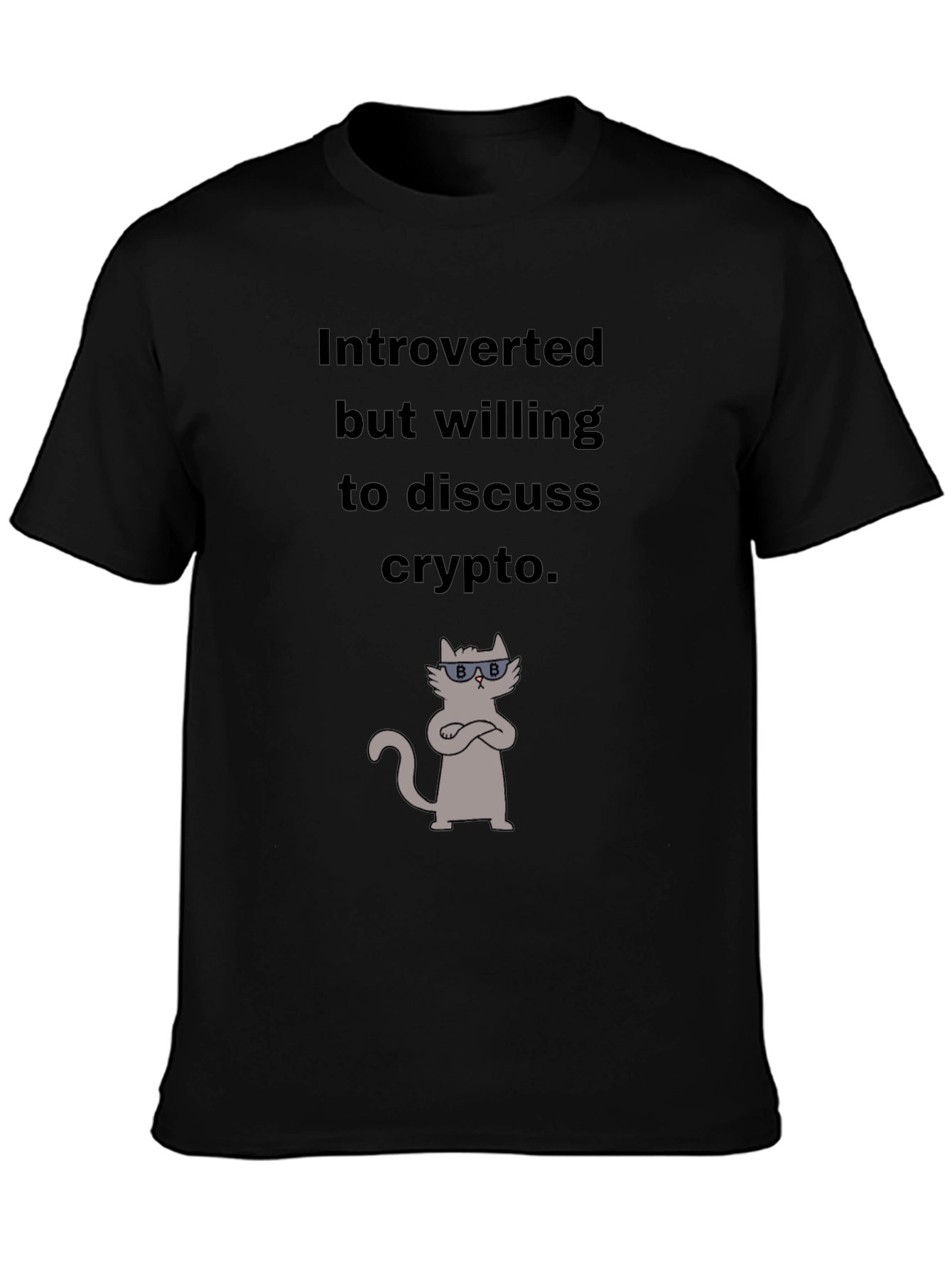 Introverted Crypto Cat T-Shirt