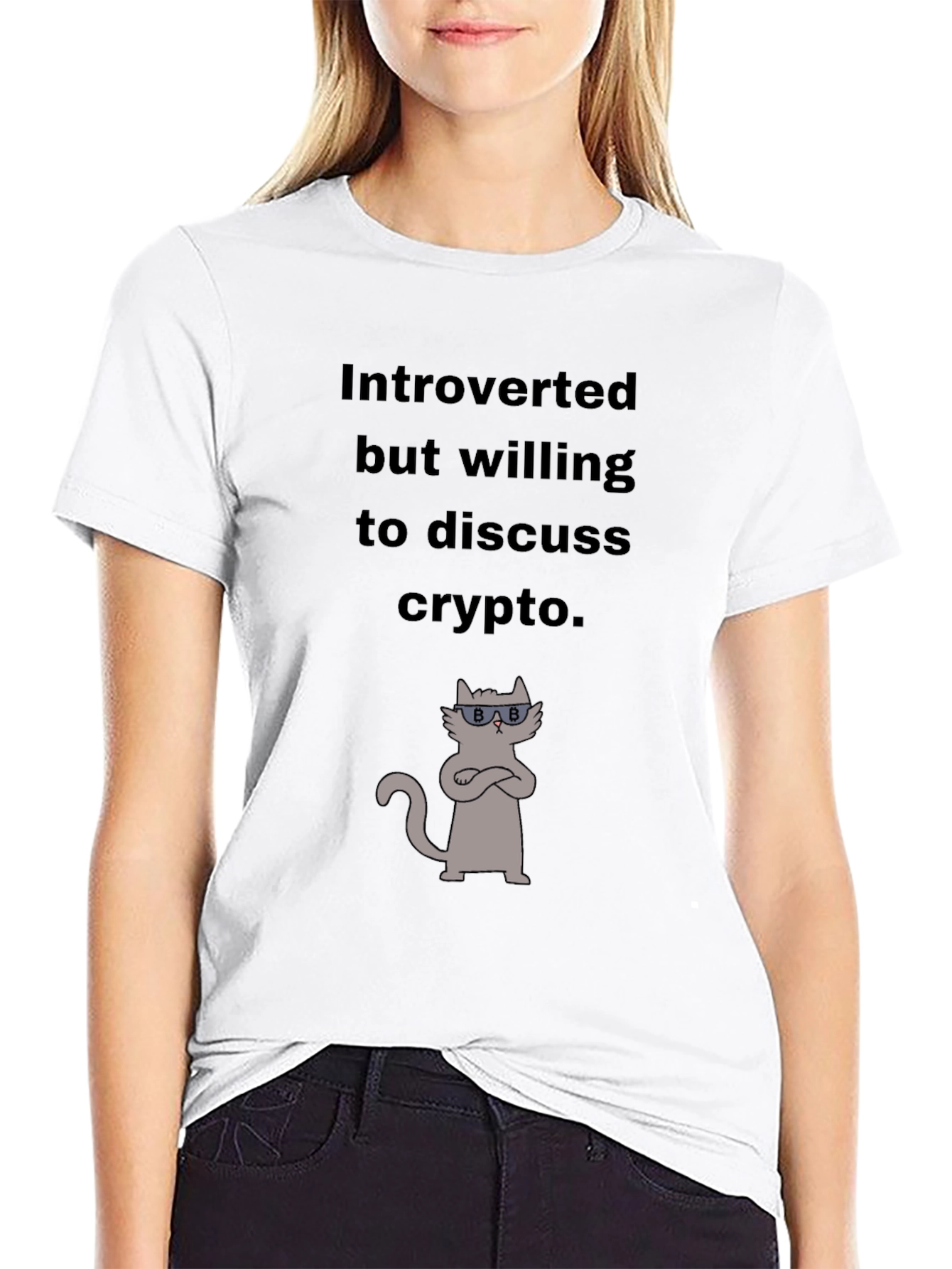 Introverted Crypto Cat T-Shirt