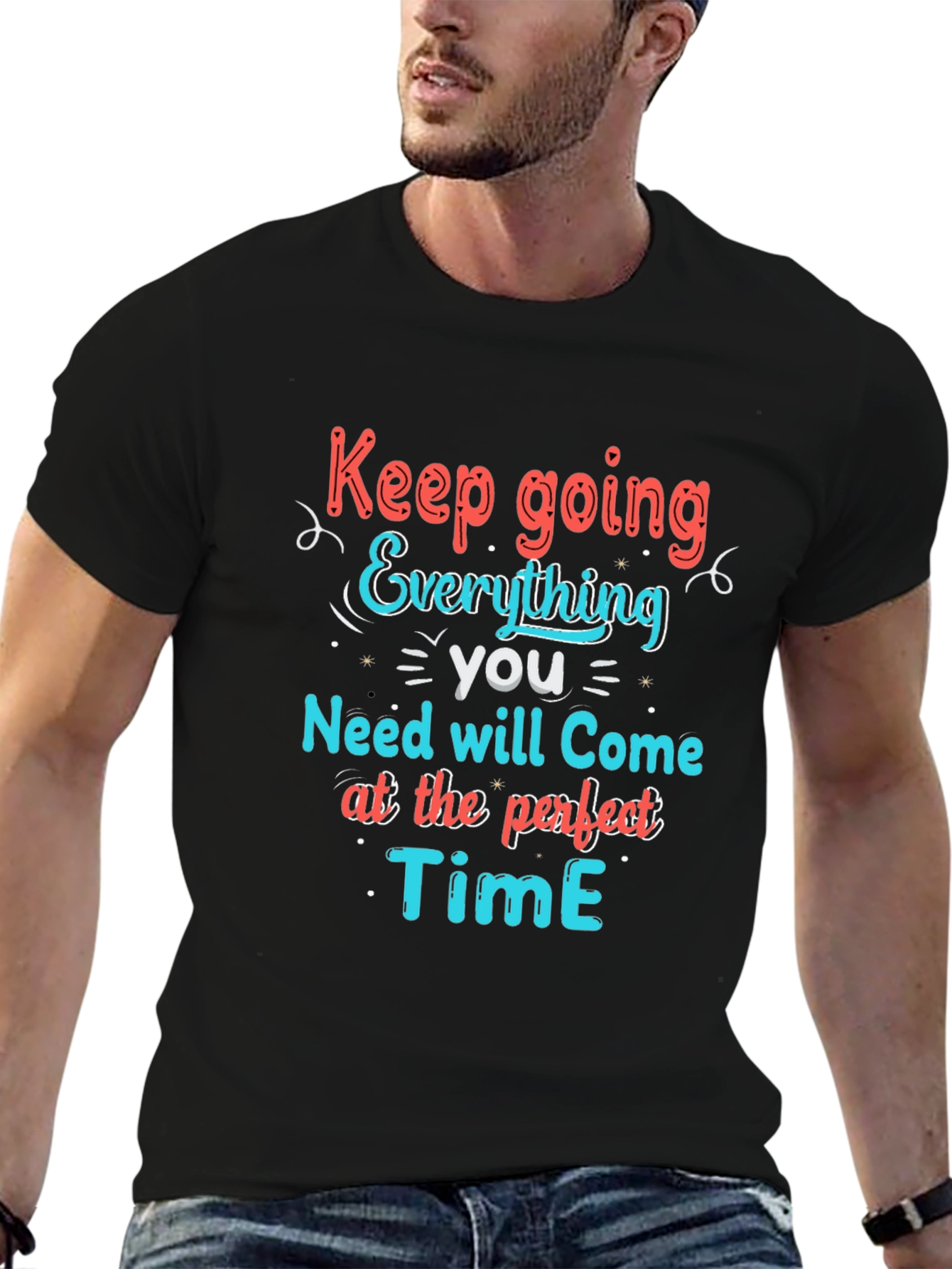 Inspirational Graphic T-Shirt - Keep Going