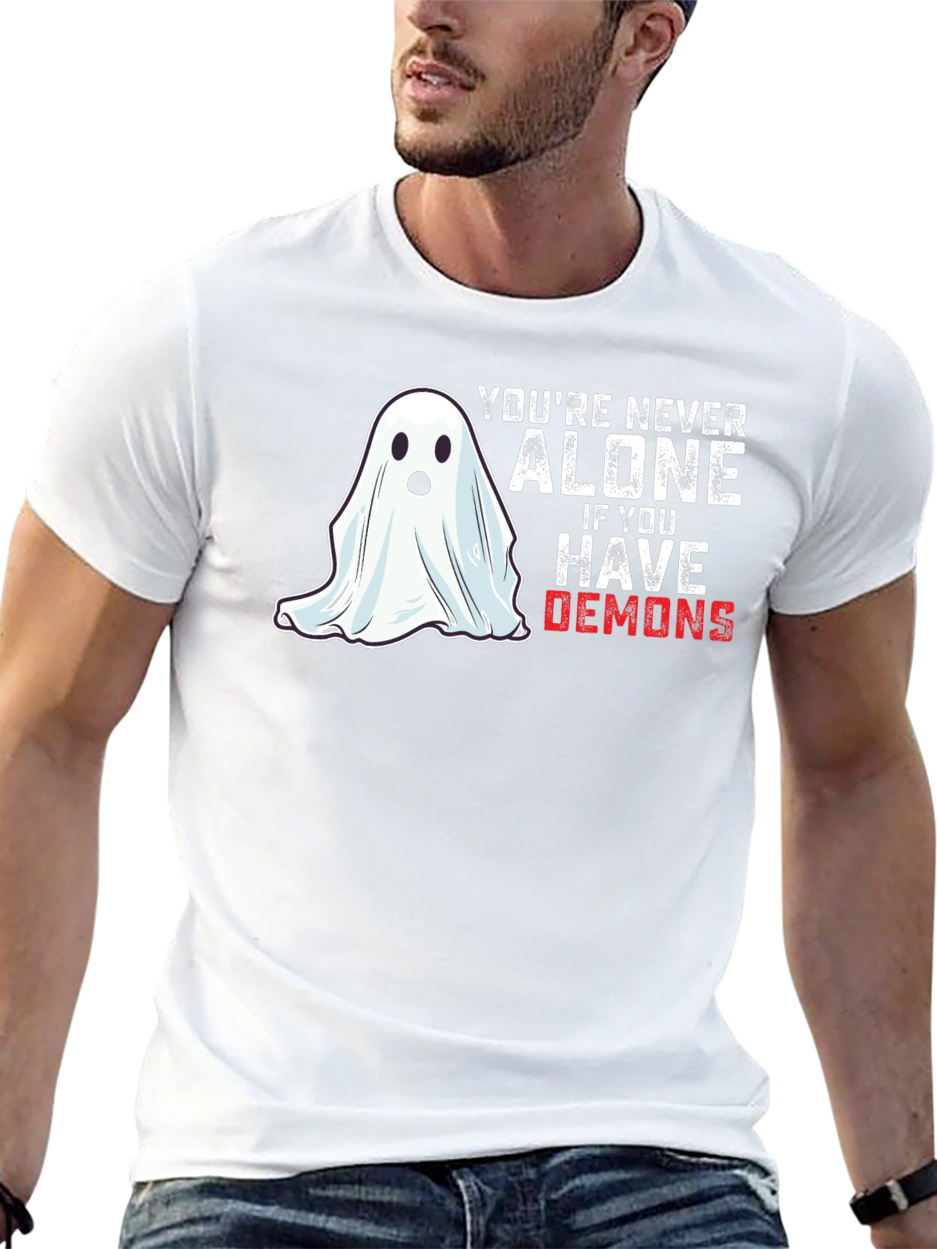 Youre Never Alone Ghost T-Shirt
