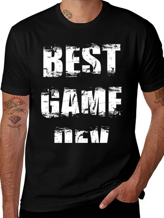 Best Game New Black Graphic T-Shirt
