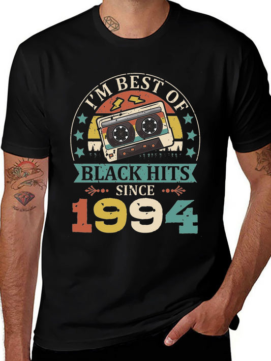 Best of Black Hits Since 1994 Retro Cassette T-Shirt