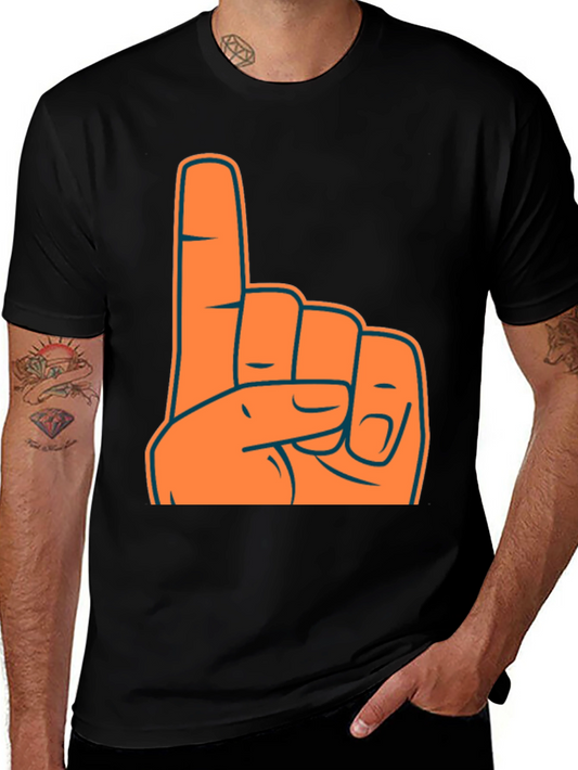 Foam Finger Number One Fan T-Shirt
