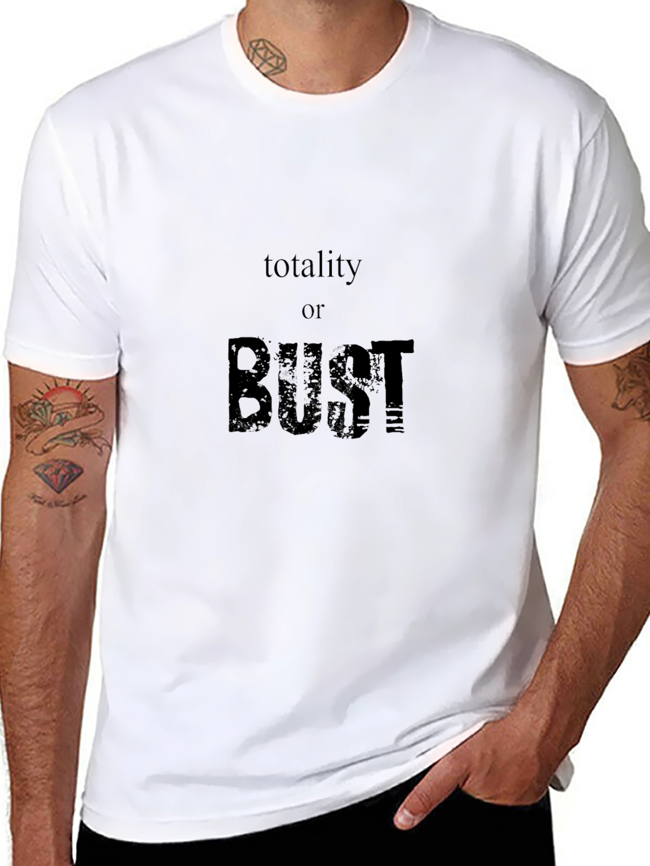 Totality or Bust Graphic Tee - Black T-Shirt