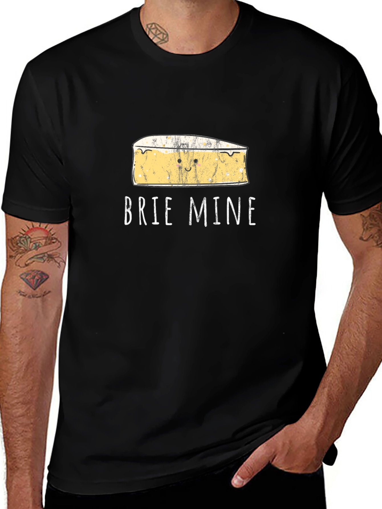 Brie Mine T-Shirt - Funny Cheese Lover Tee