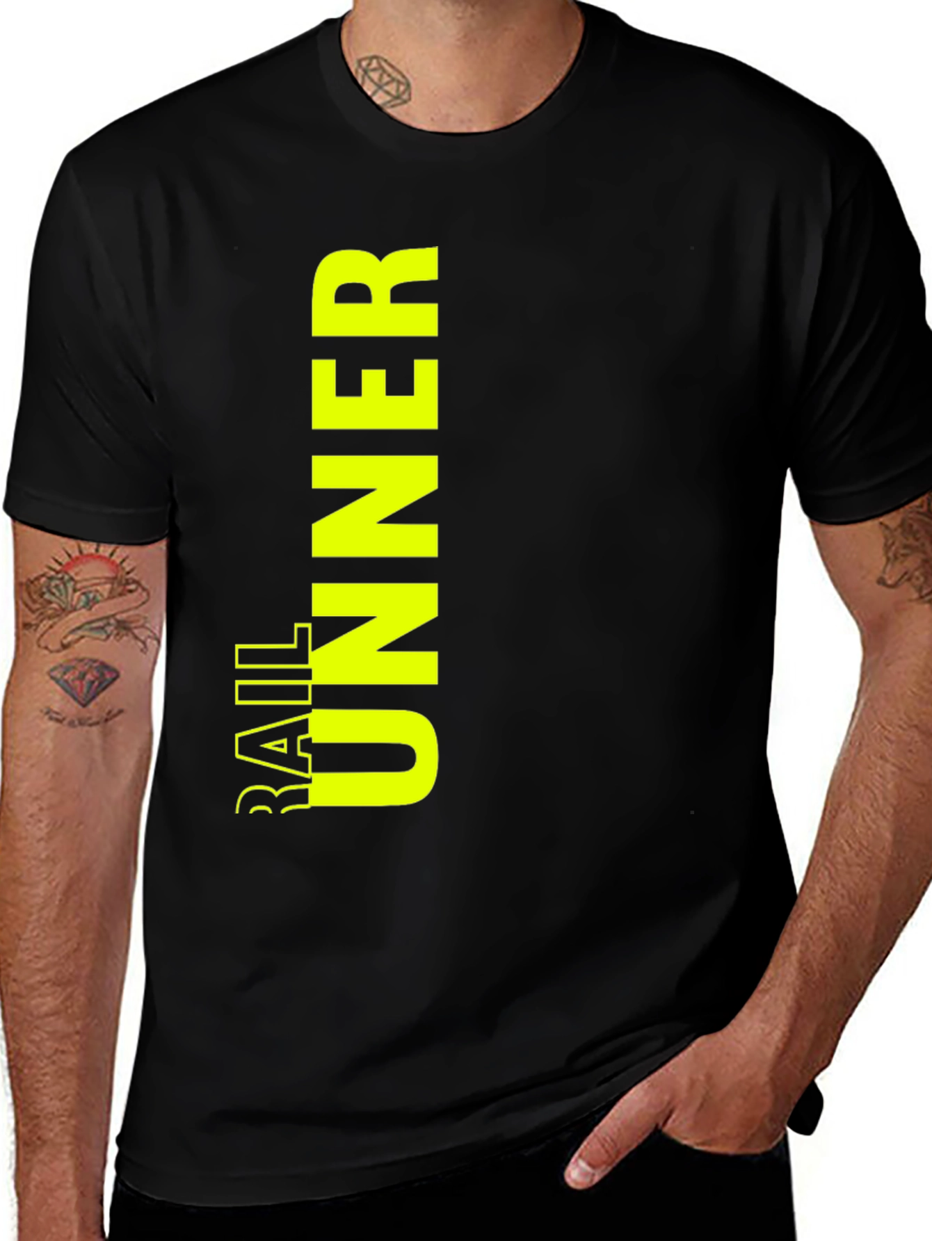 Rail Runner Black T-Shirt