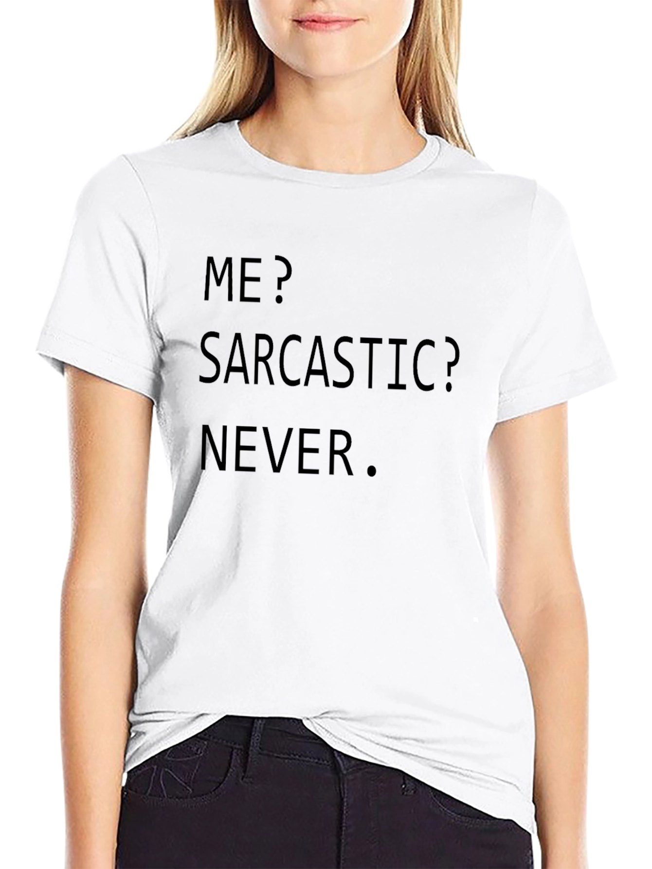Sarcastic Never Graphic T-Shirt