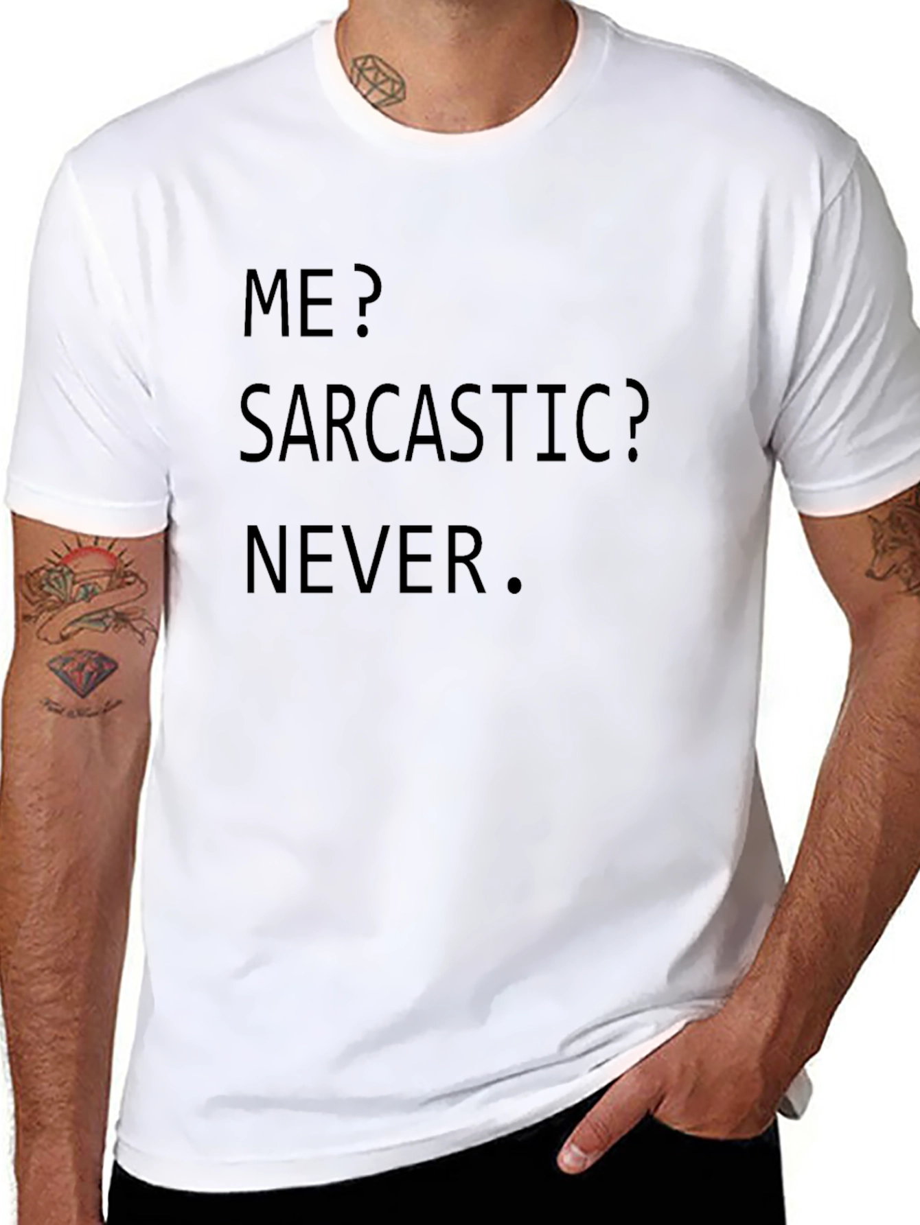 Sarcastic Never Graphic T-Shirt