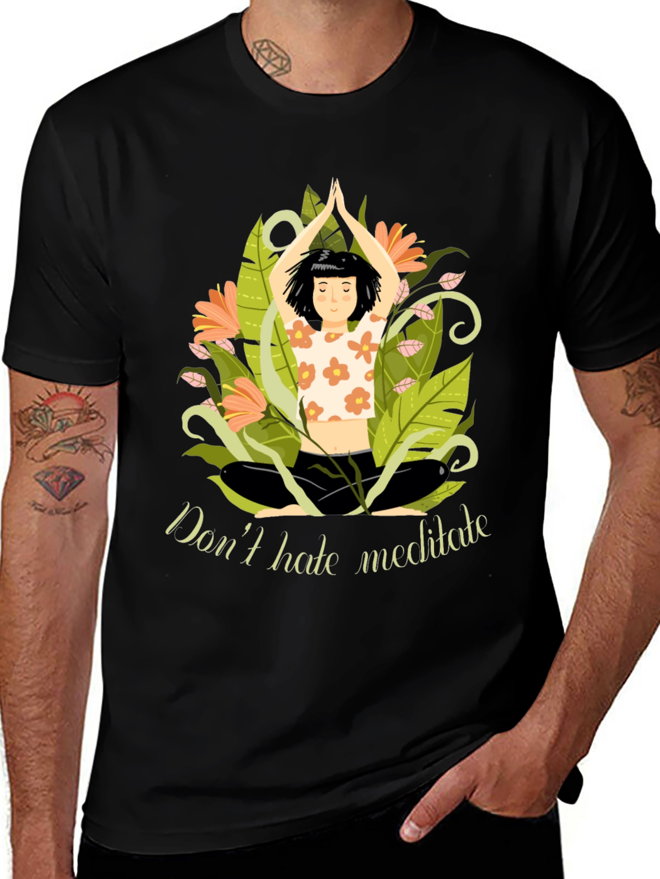 Dont Hate Meditate T-Shirt