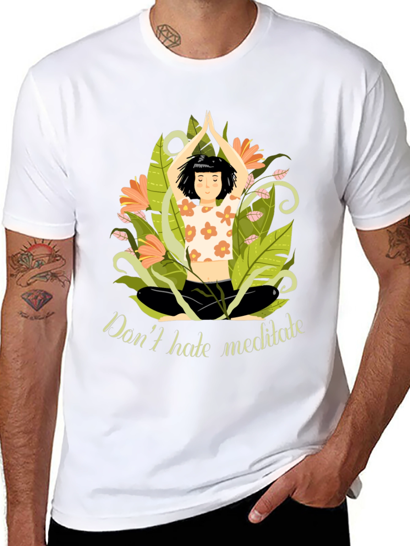 Dont Hate Meditate T-Shirt