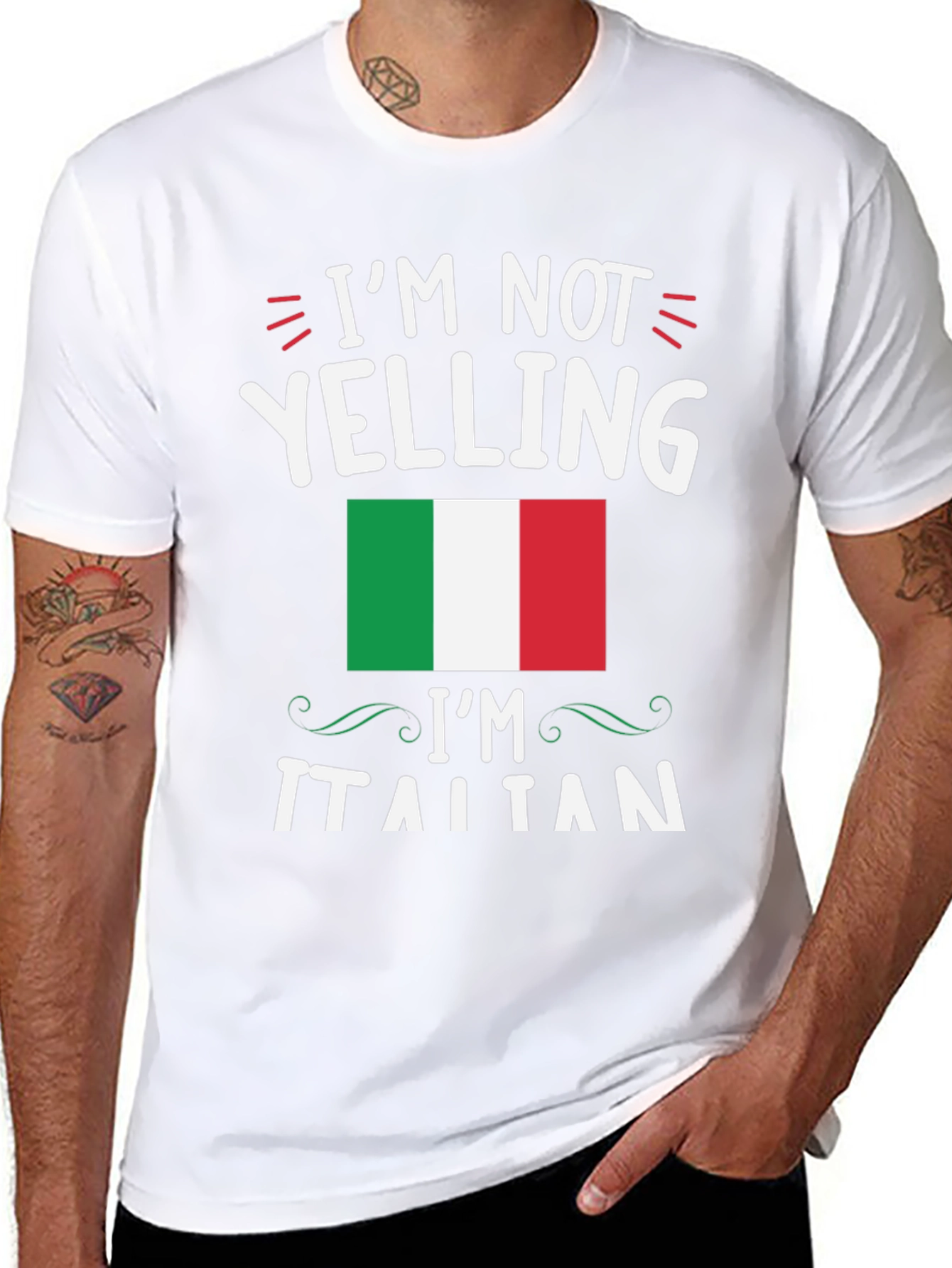 Im Not Yelling Im Italian T-Shirt