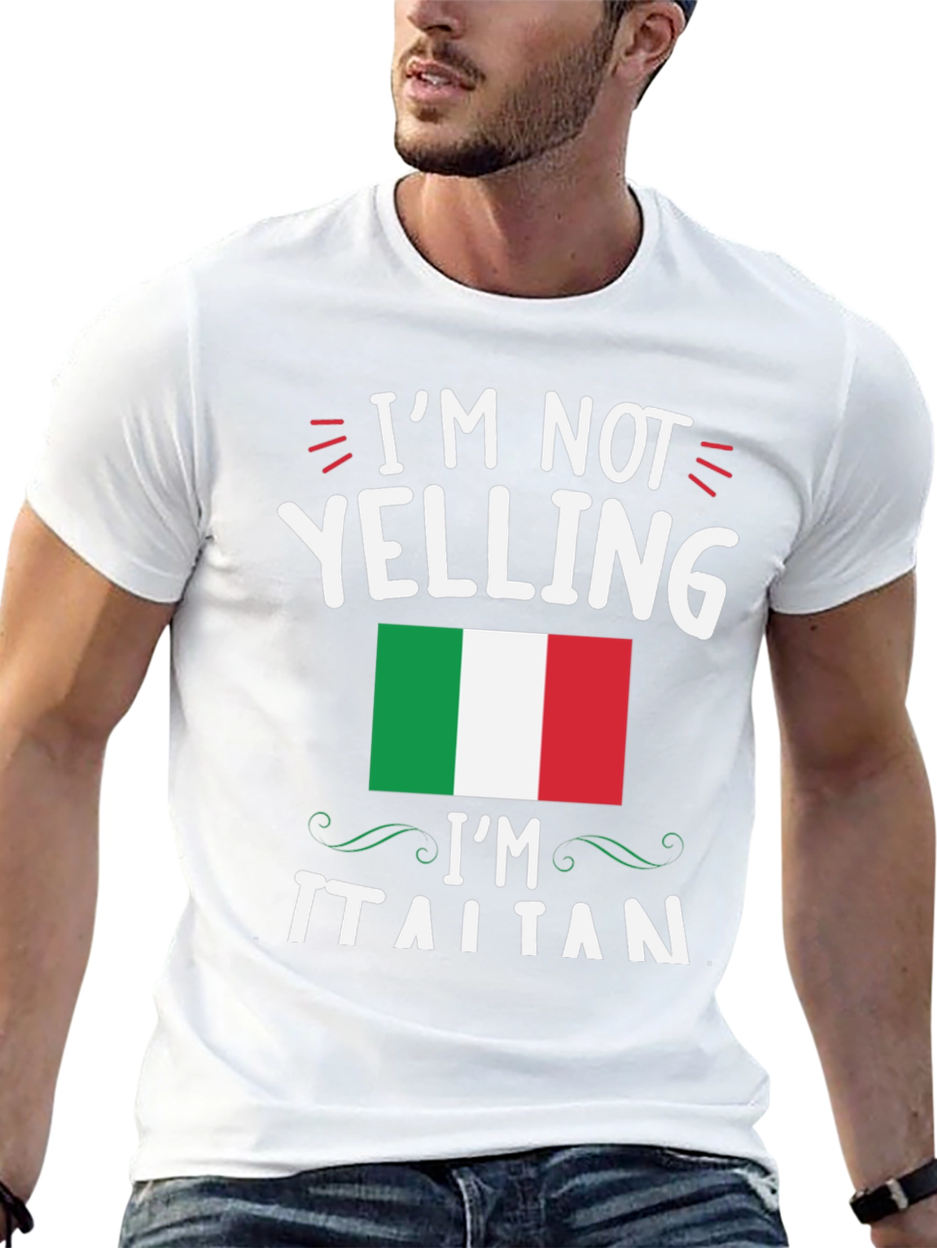 Im Not Yelling Im Italian T-Shirt