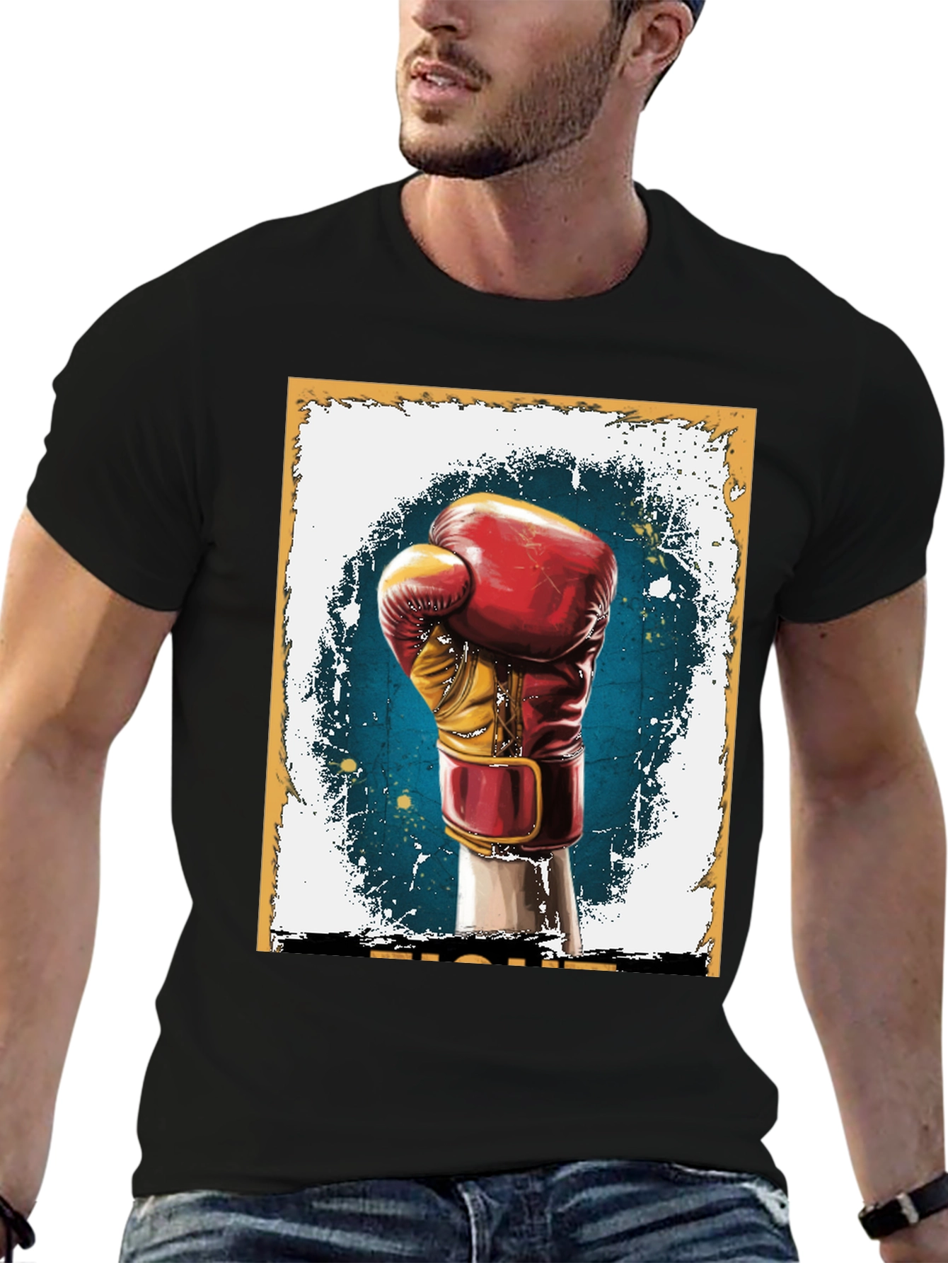 Fight Boxing Glove Graphic Tee