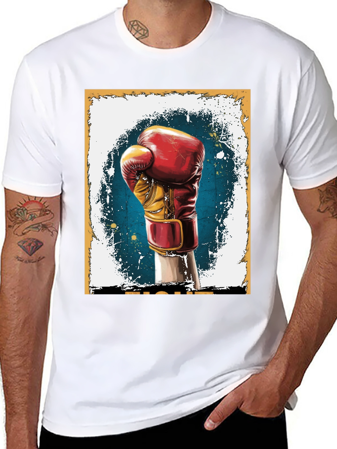 Fight Boxing Glove Graphic Tee