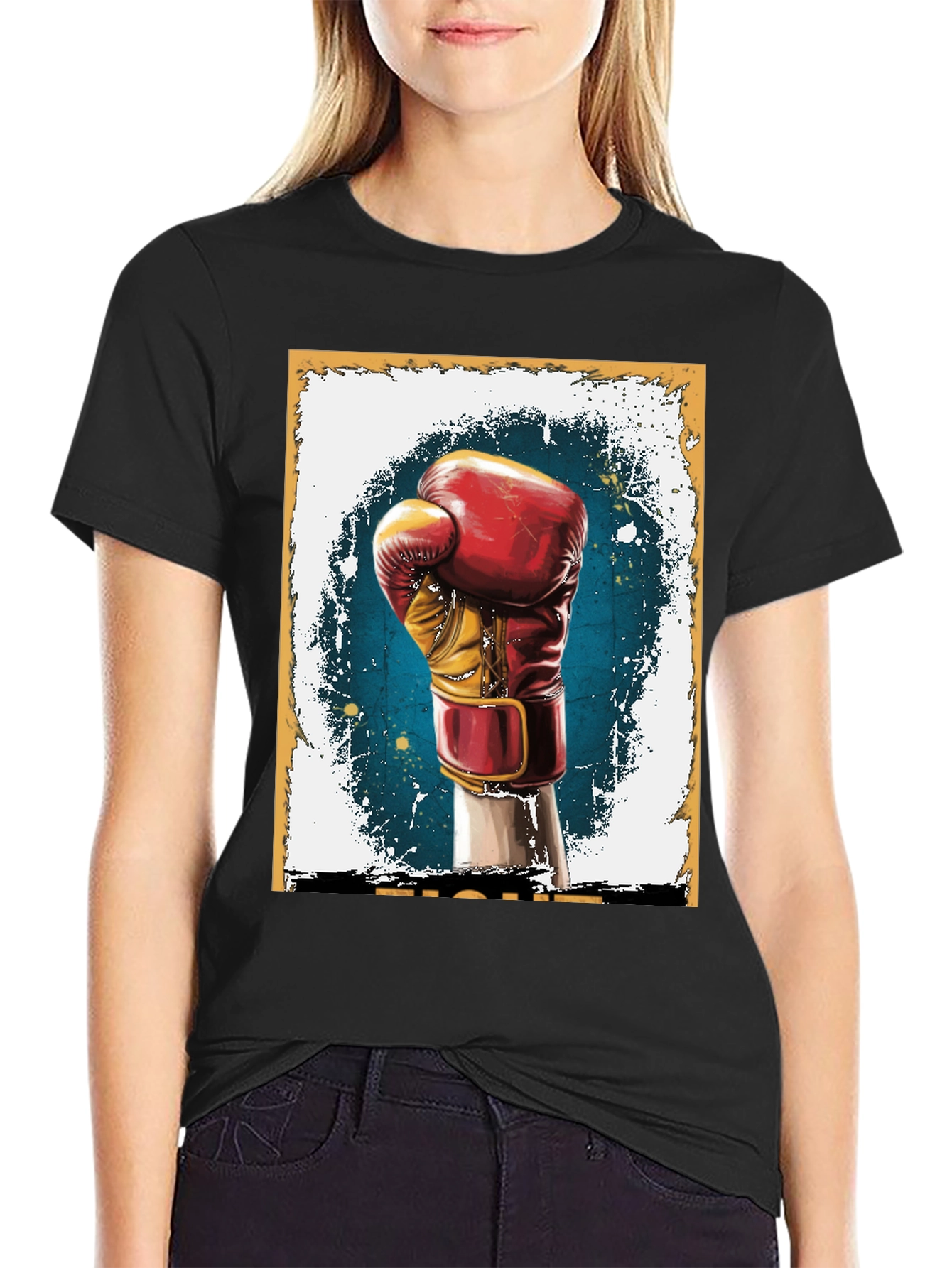 Fight Boxing Glove Graphic Tee