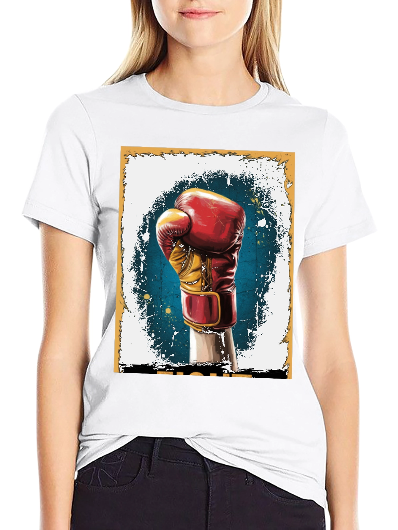Fight Boxing Glove Graphic Tee