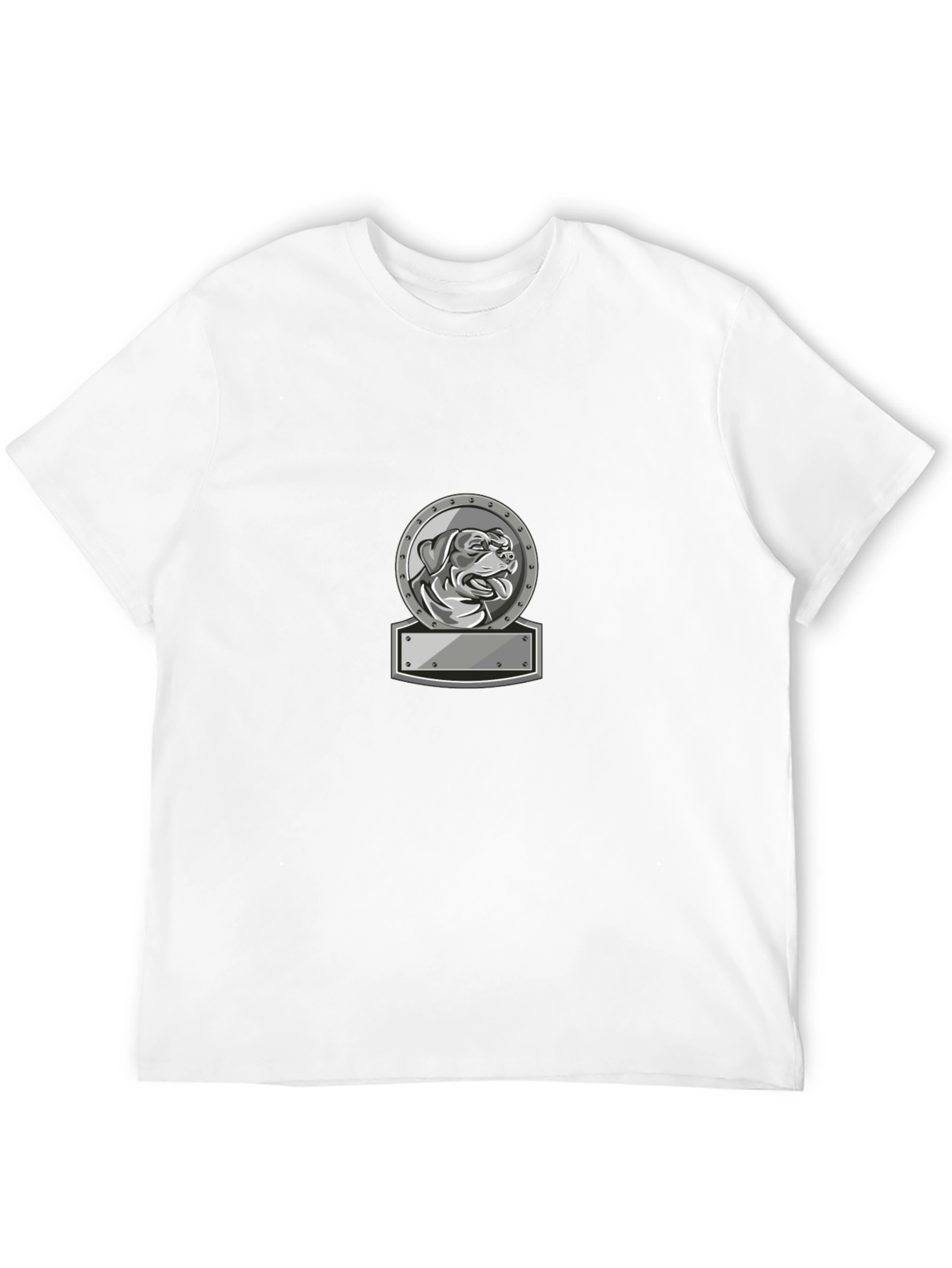Dog Breed Emblem T-Shirt - Black
