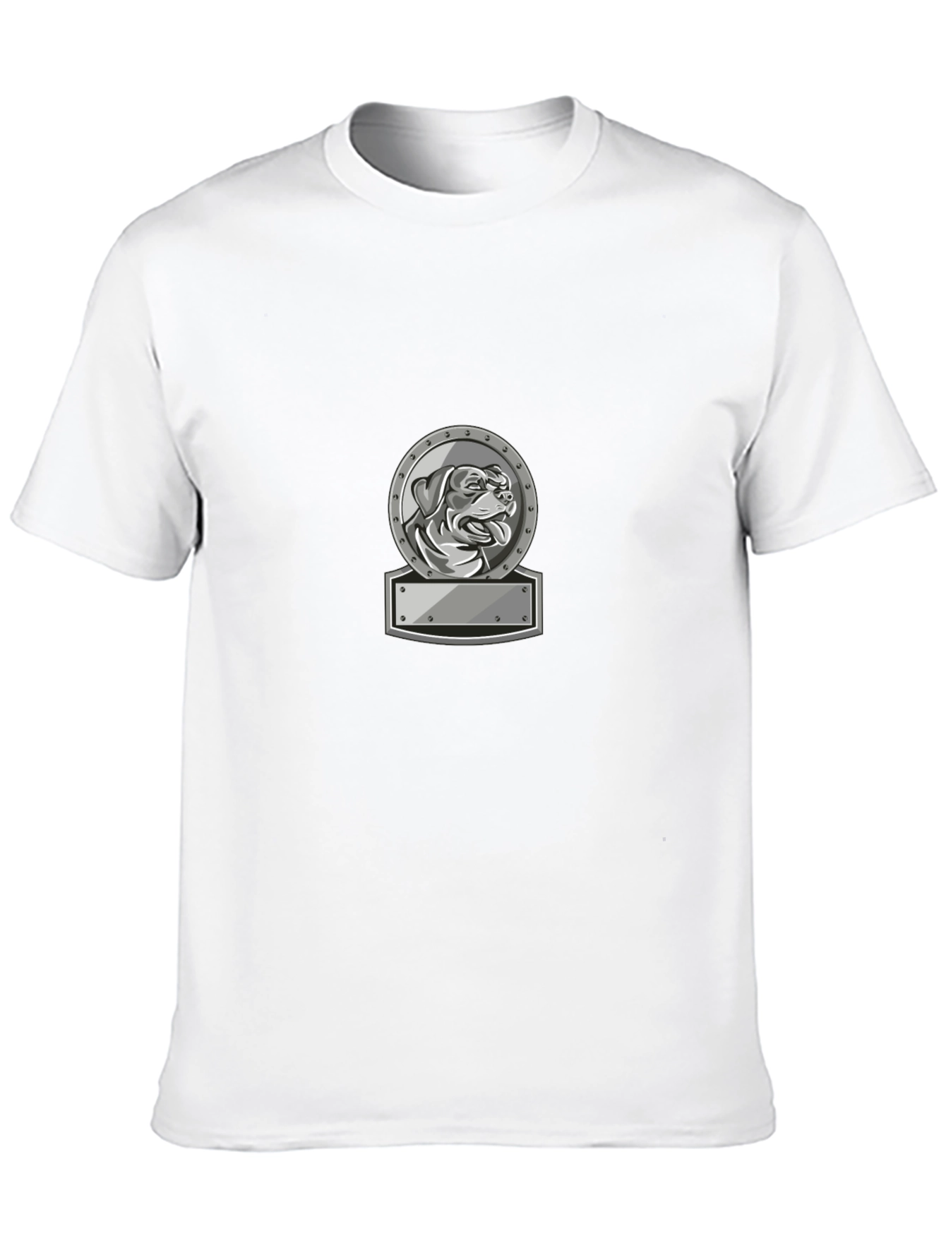 Dog Breed Emblem T-Shirt - Black