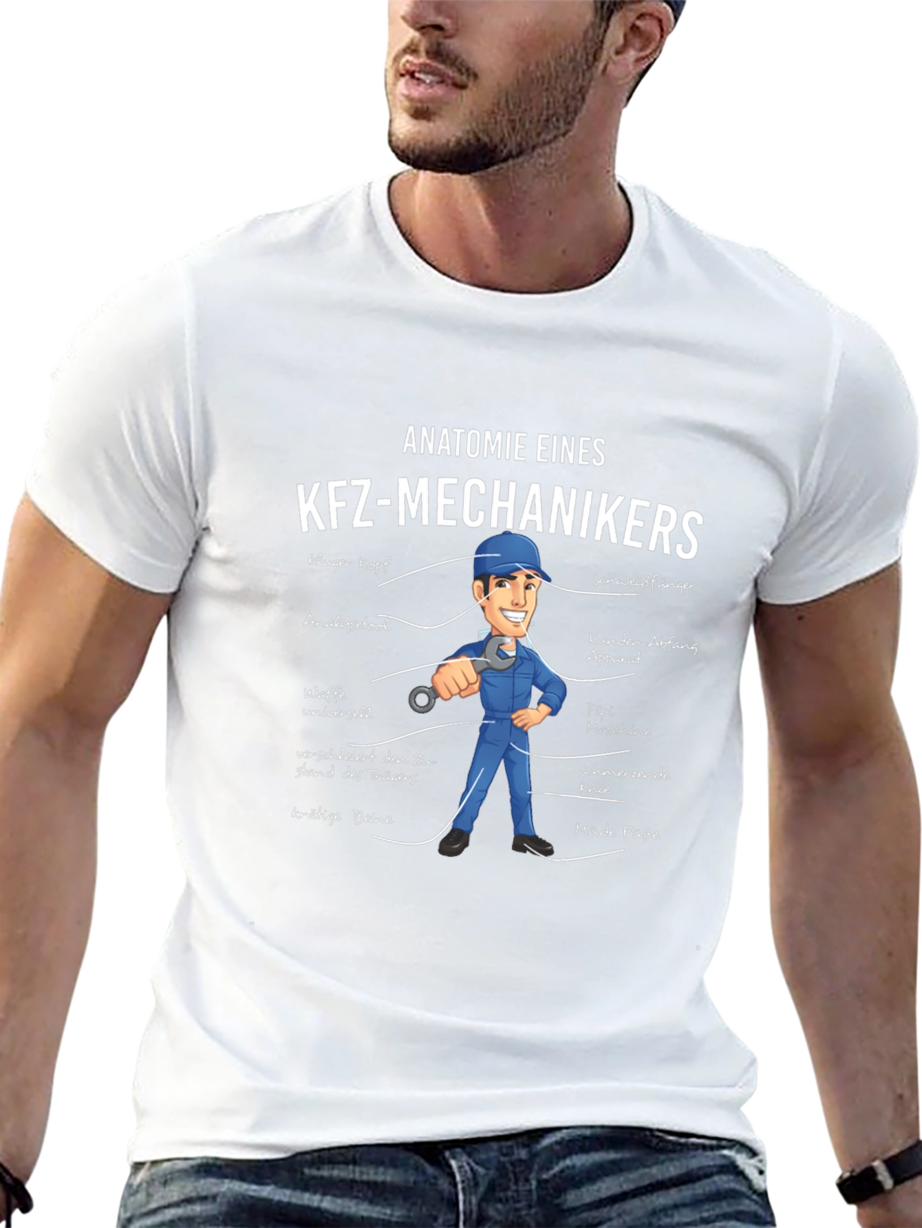 Anatomie Eines KFZ-Mechanikers T-Shirt