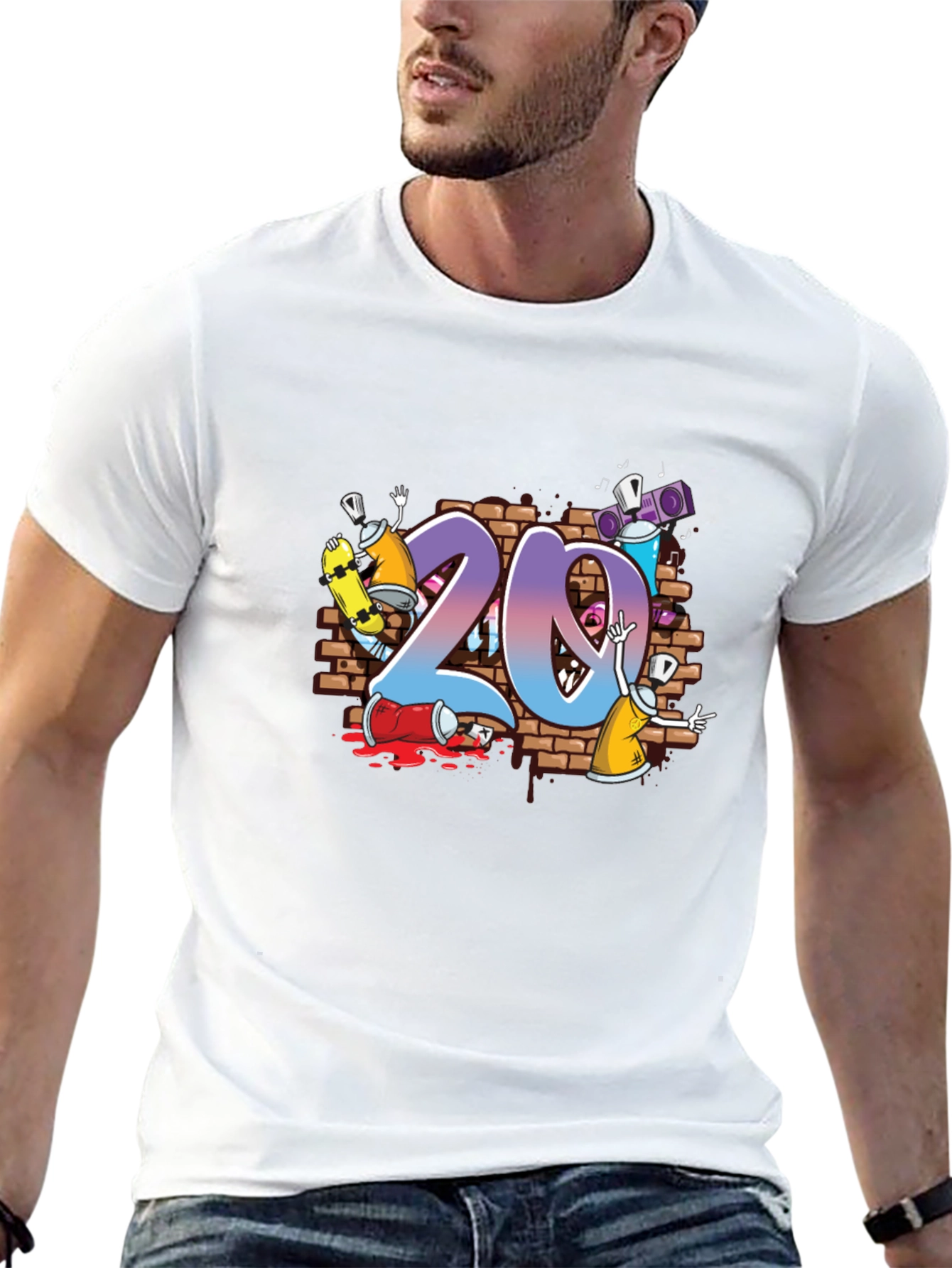 Graffiti 20 T-Shirt - Urban Art Design