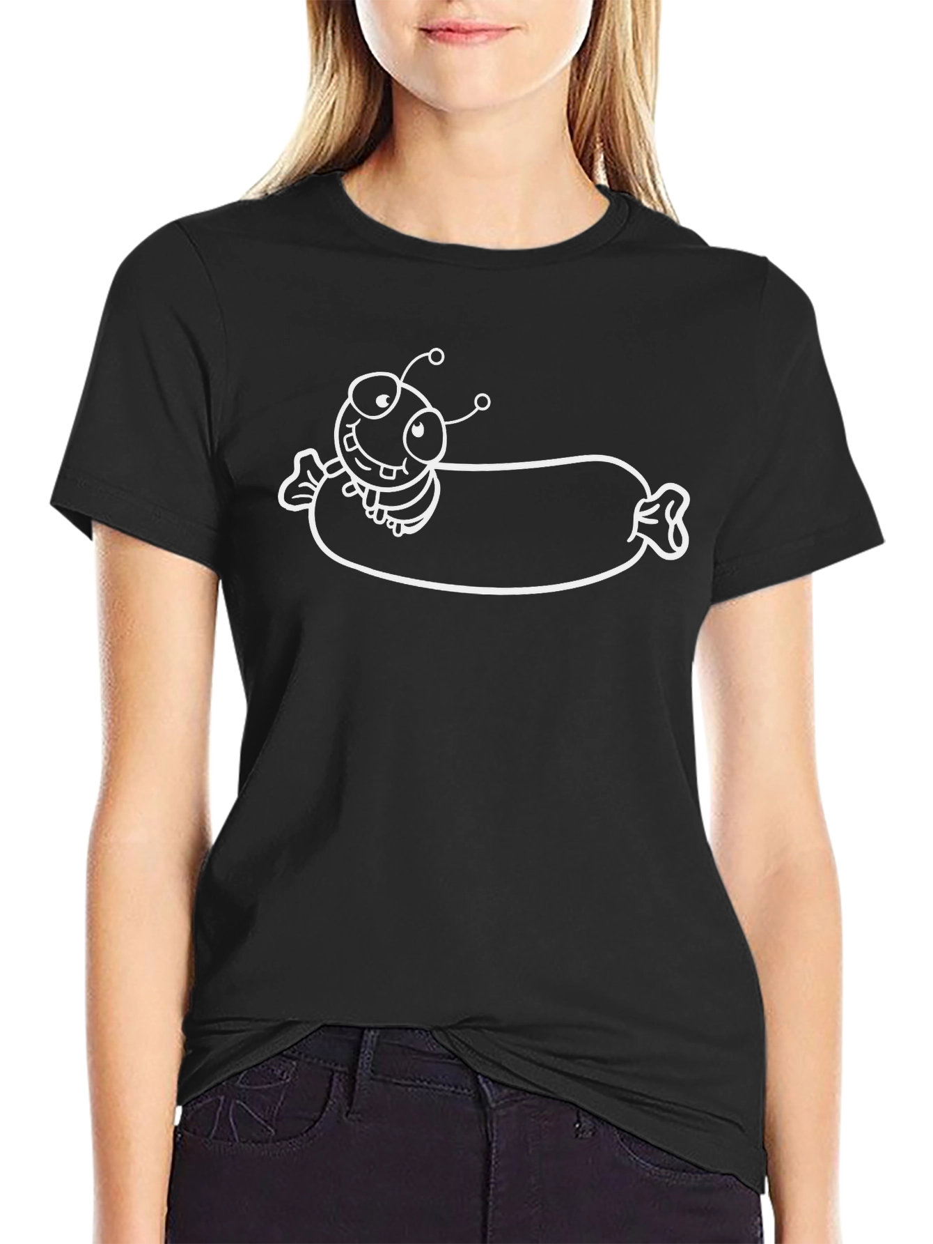Funny Cartoon Sausage T-Shirt