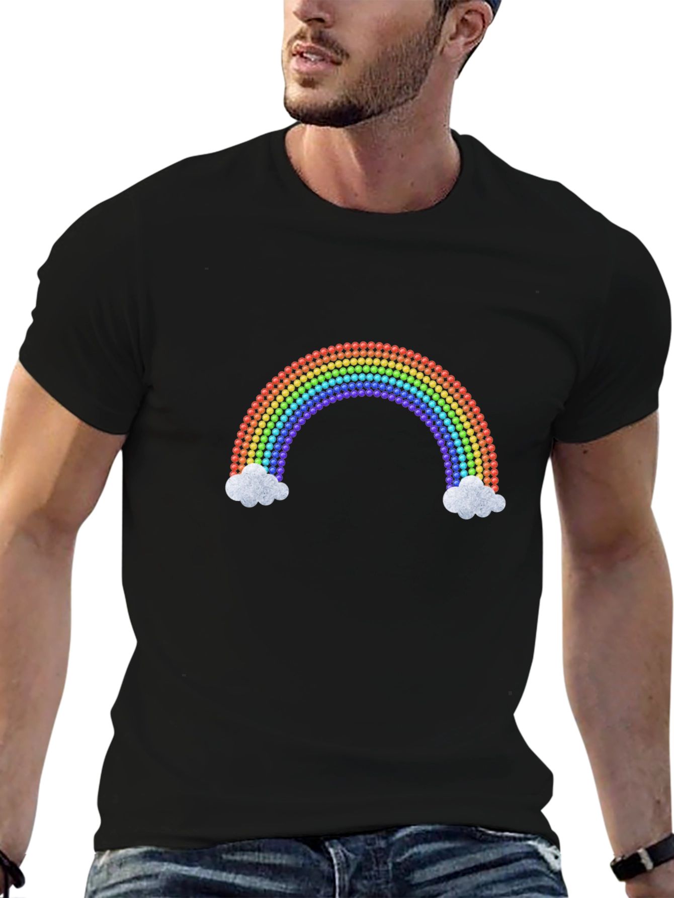 Rainbow Graphic Tee - Casual Style