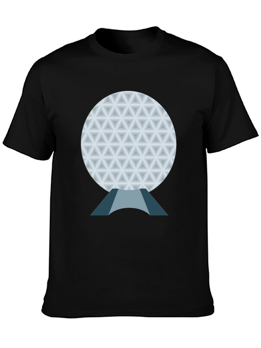 Spaceship Earth Black T-Shirt