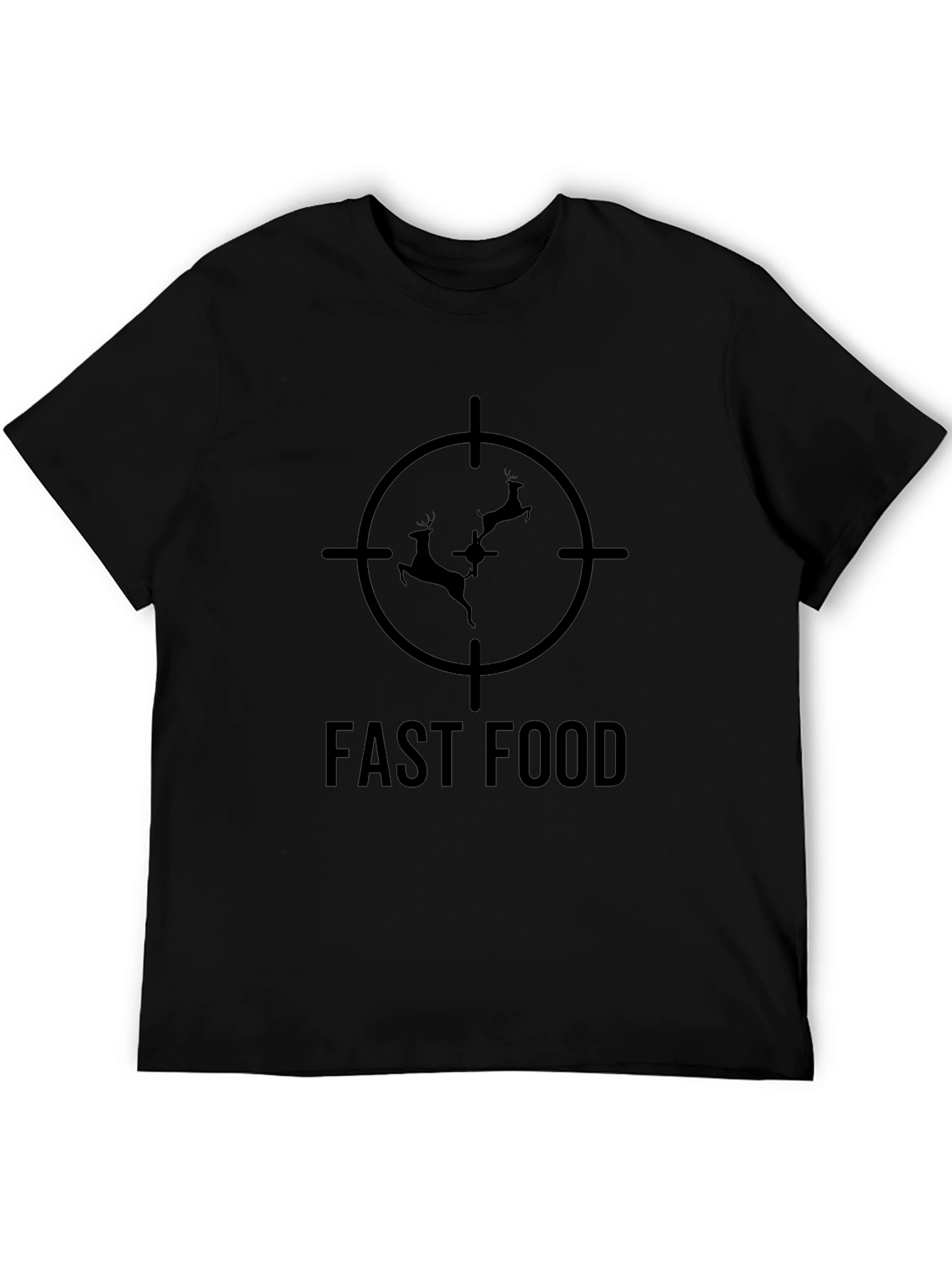 Fast Food Deer Target T-Shirt Hunting Tee