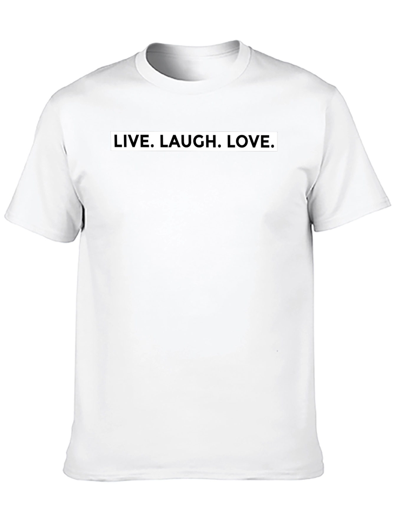 Live Laugh Love Graphic T-Shirt - Black