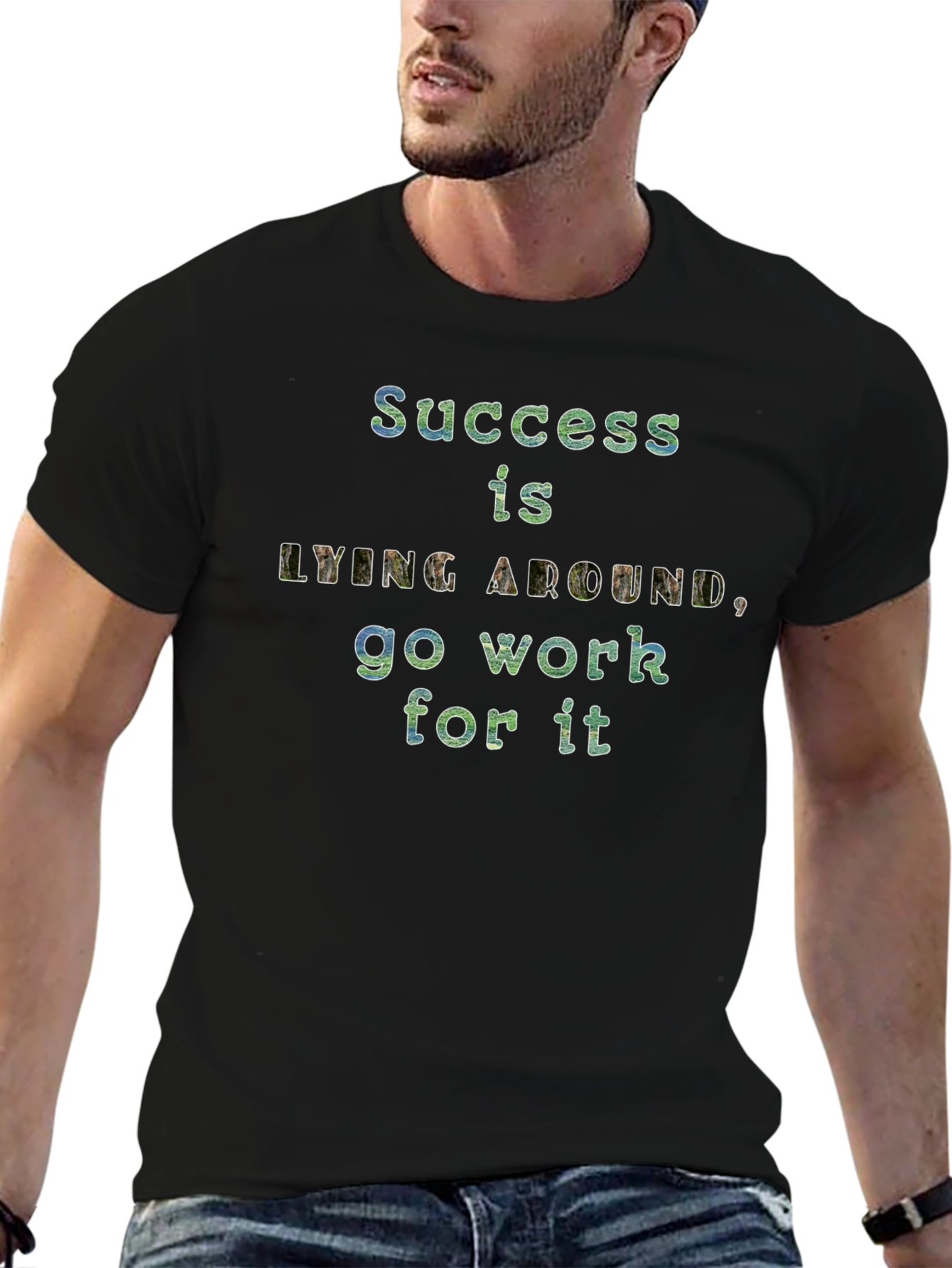 Motivational Tee: Success is Lying Around