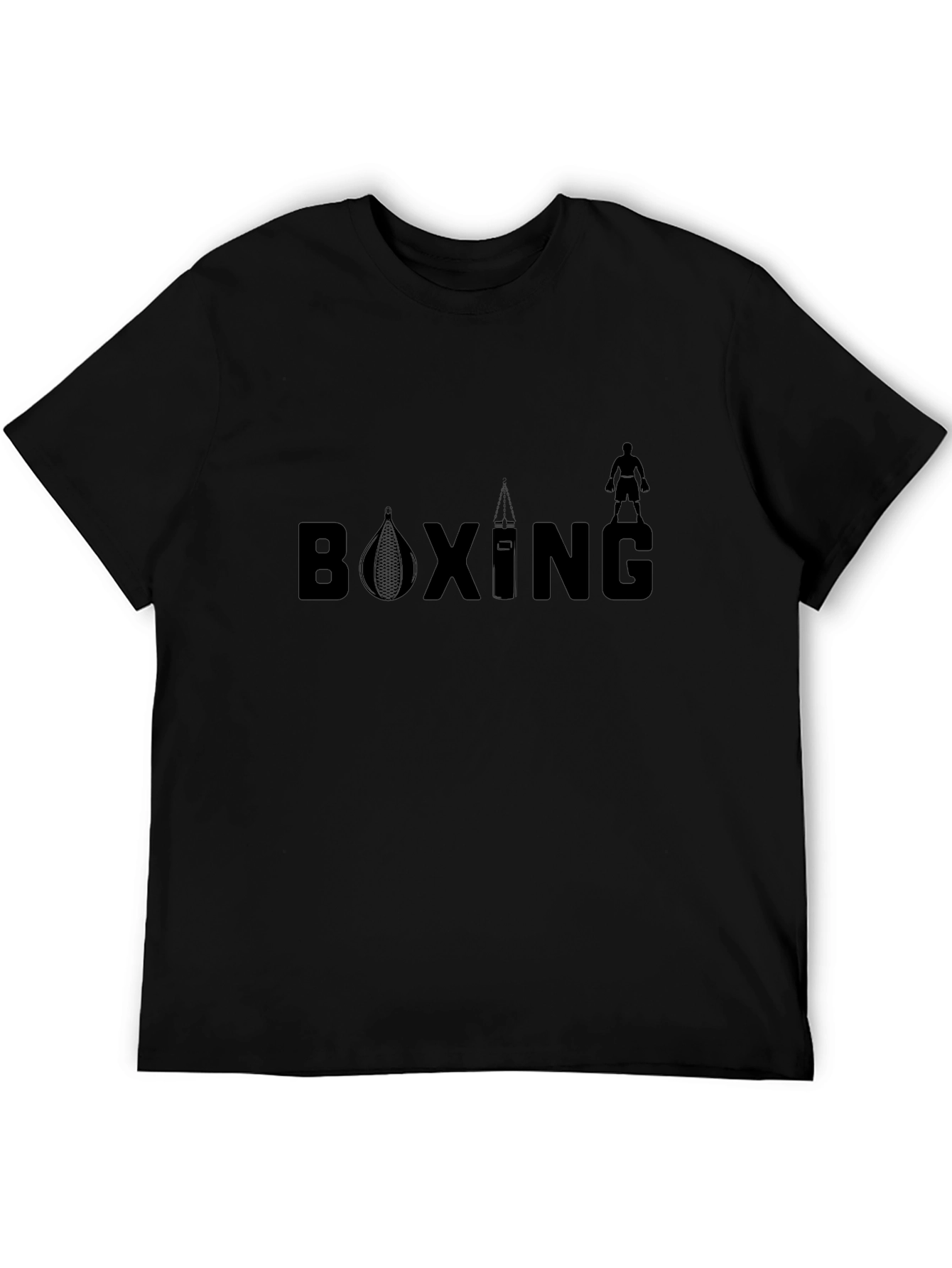 Boxing Graphic Tee - Black T-Shirt
