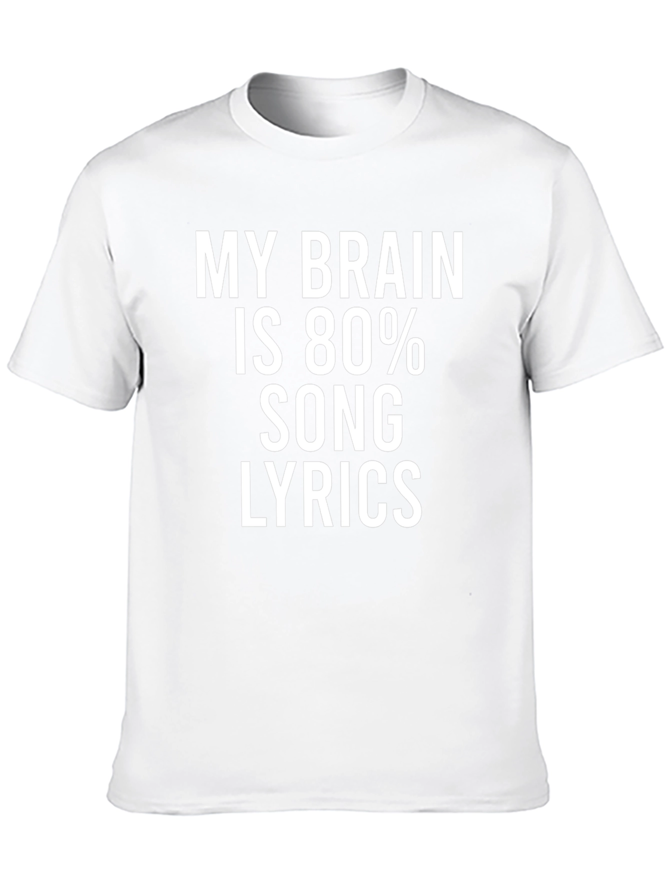 Brain Song Lyrics Graphic Tee