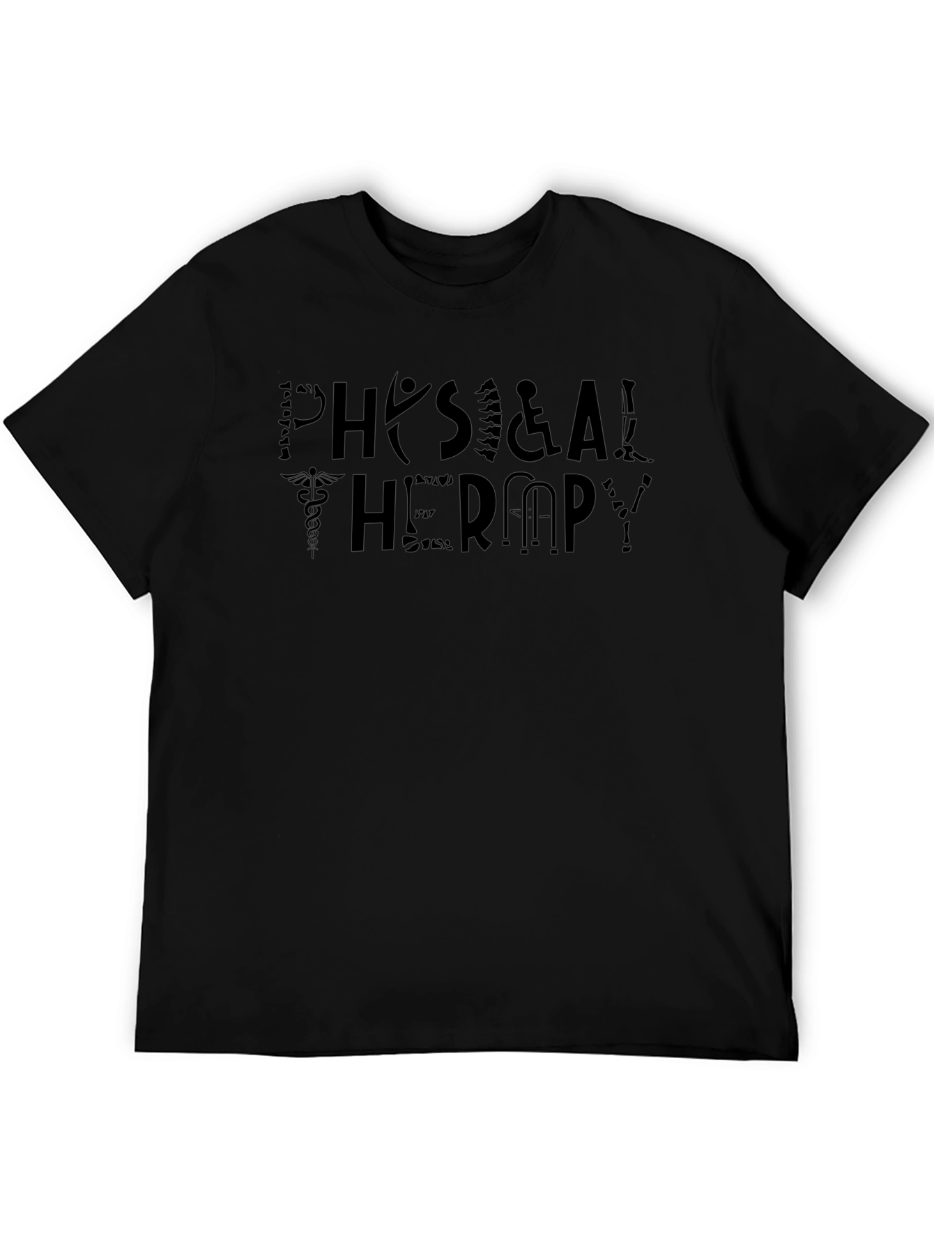 Physical Therapy Graphic Tee - Black Unisex