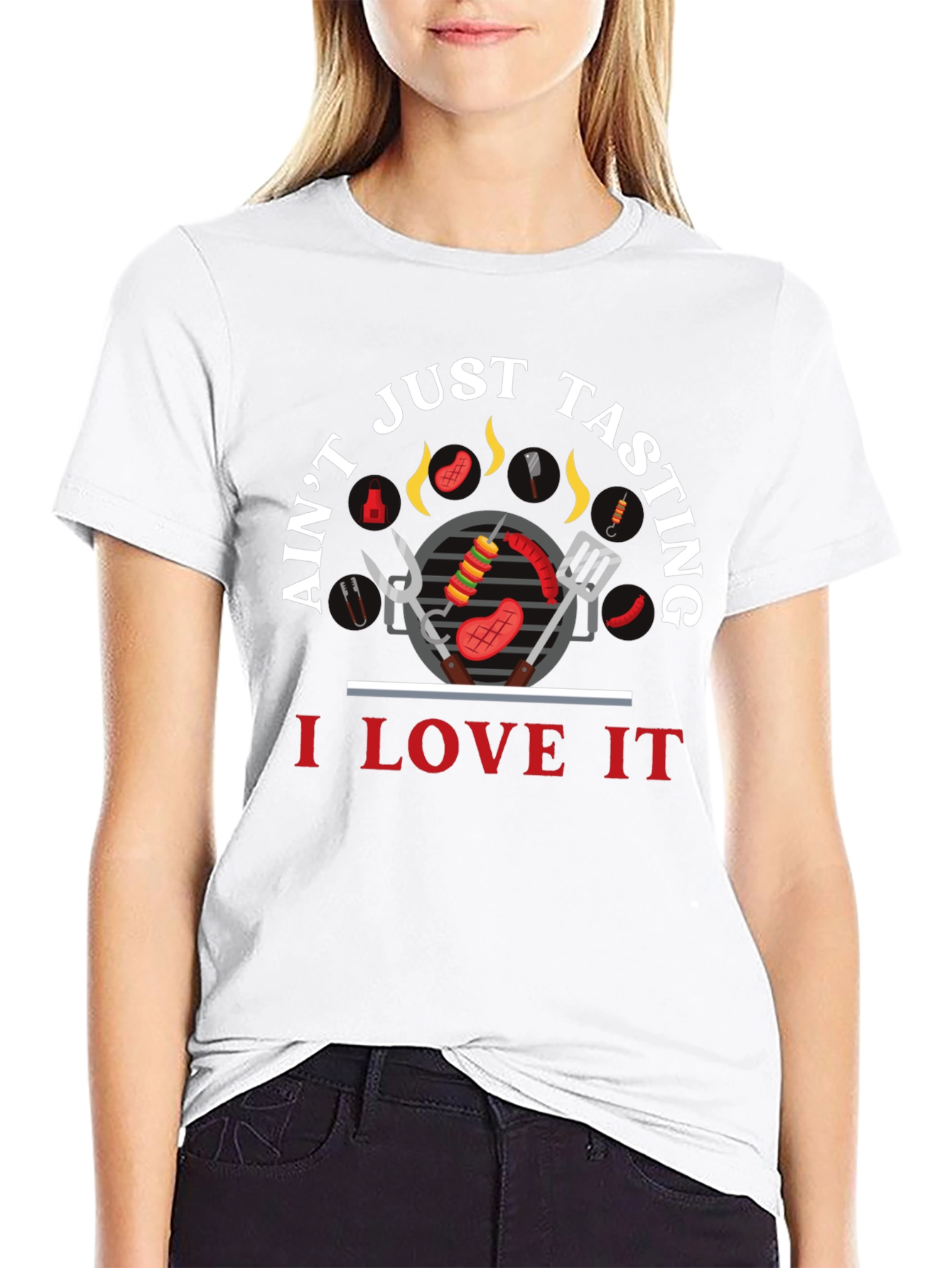 BBQ Lover T-Shirt - Aint Just Tasting!