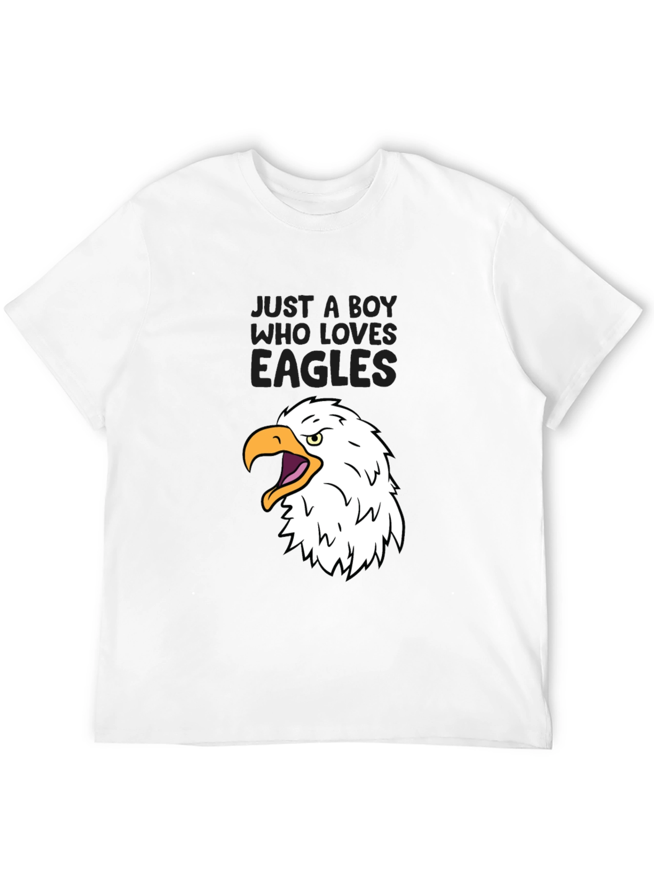 Boy Who Loves Eagles Graphic T-Shirt