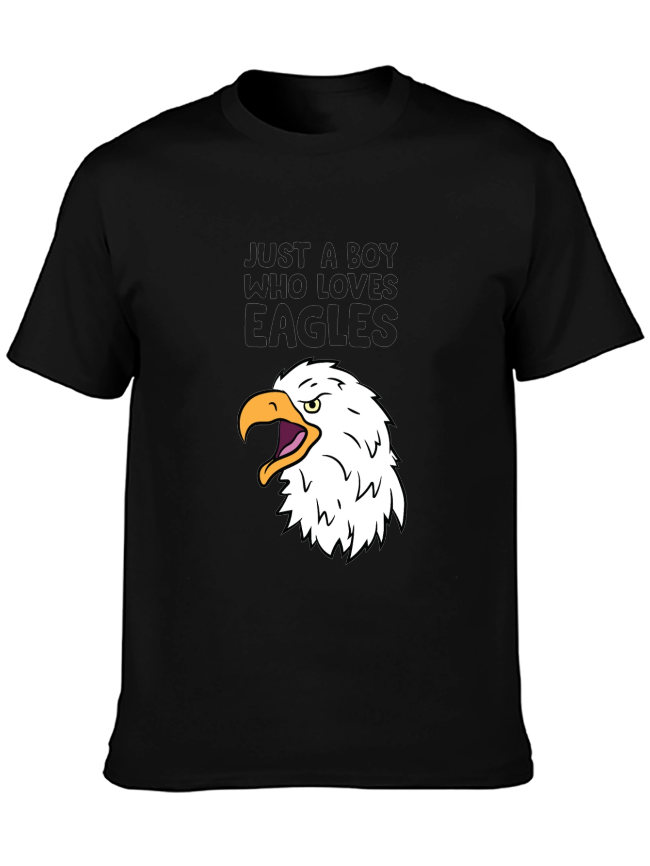 Boy Who Loves Eagles Graphic T-Shirt