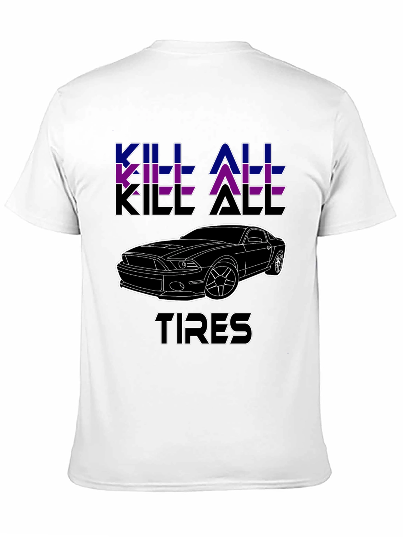 Kill All Tires Black Graphic Tee