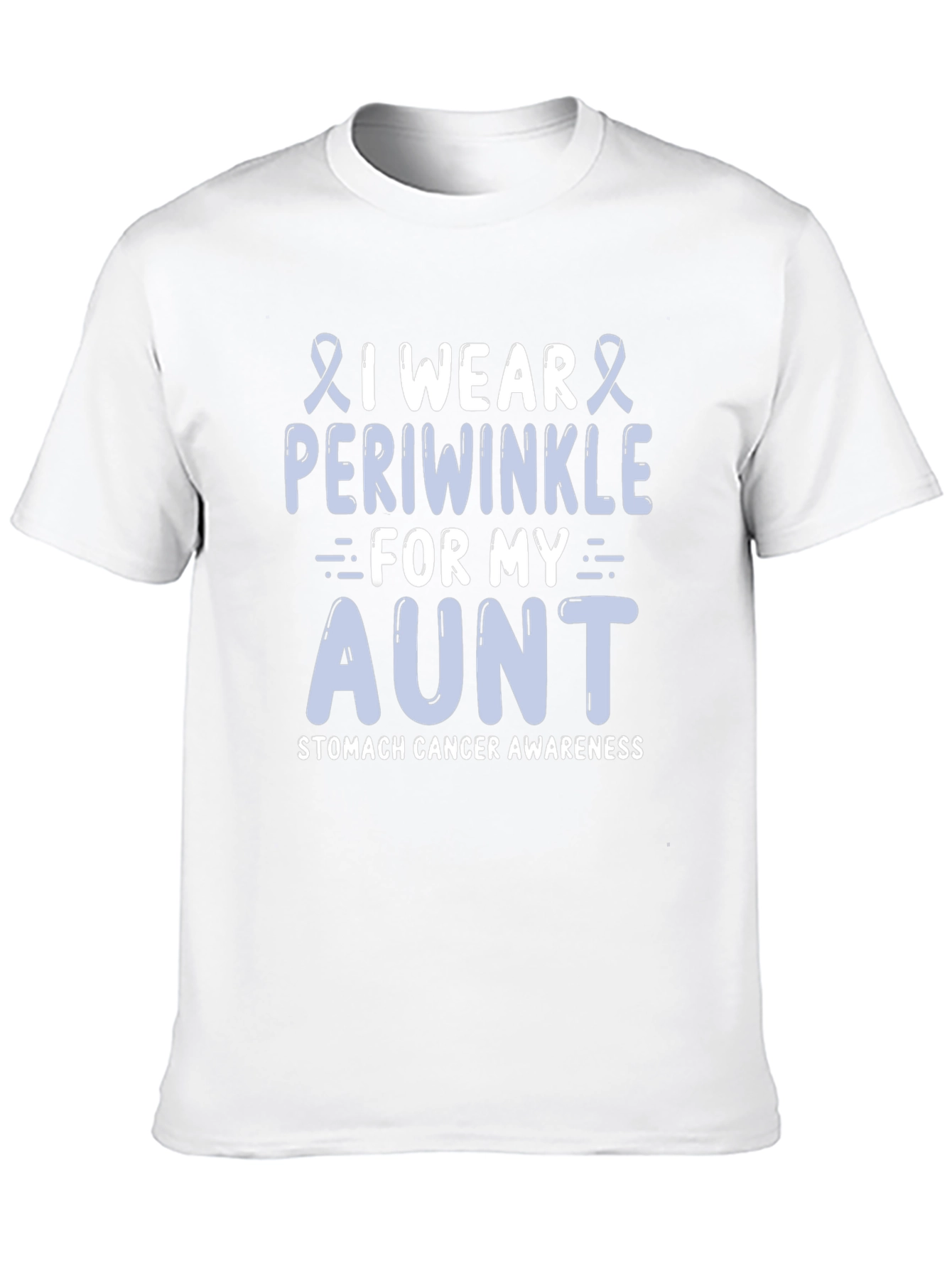 Periwinkle Stomach Cancer Awareness T-Shirt