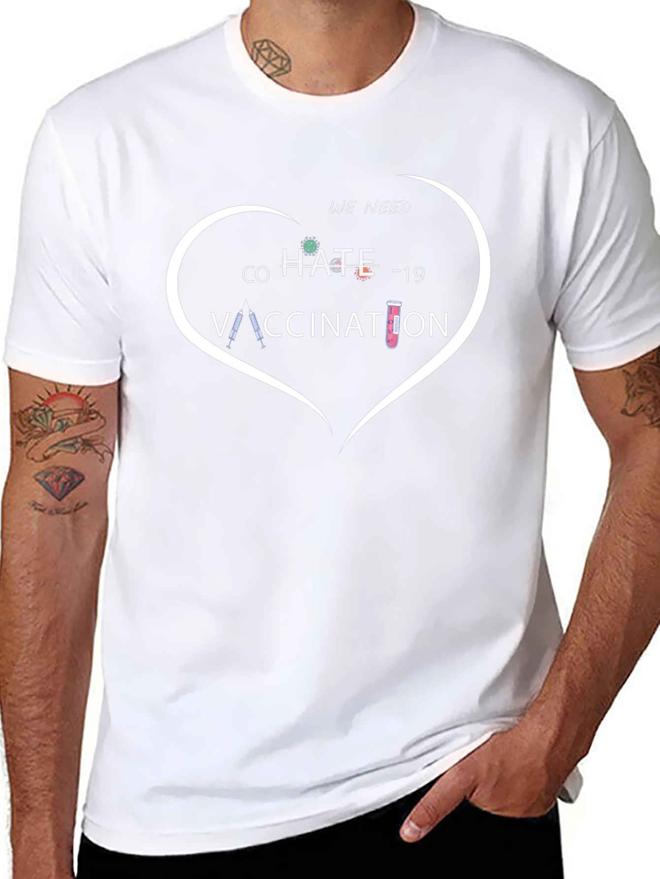 Co-Hate-19 Vaccination Tee