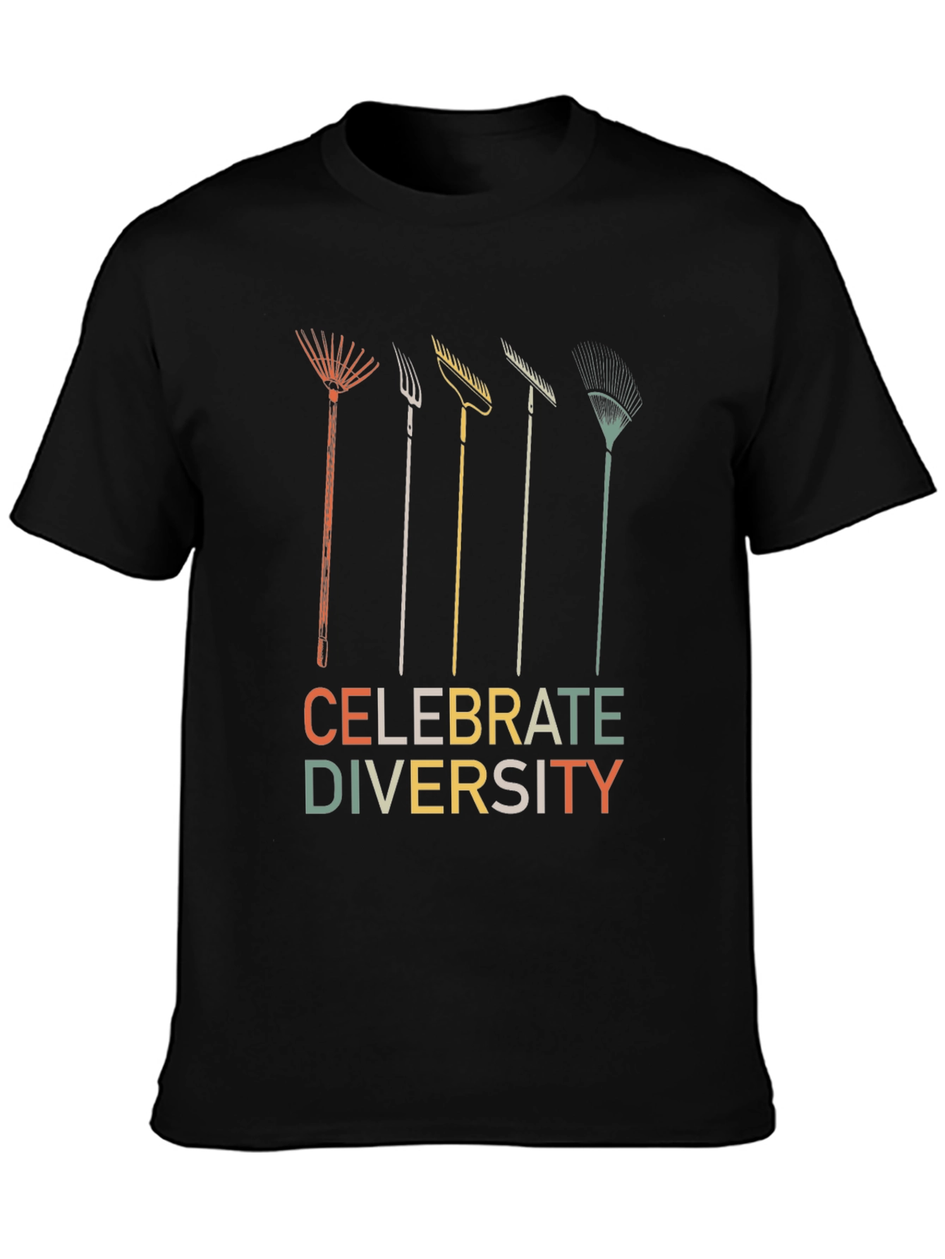 Celebrate Diversity Garden Tool Graphic Tee